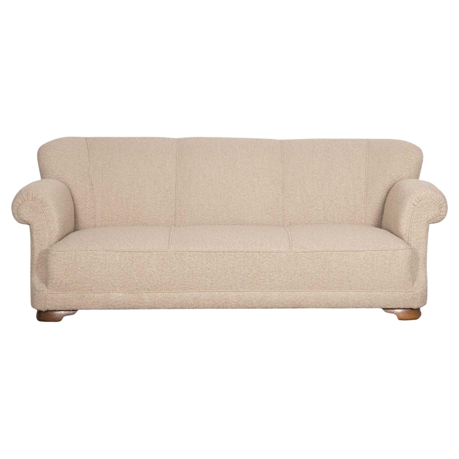 Contemporary Sofa Upholstered in Bouclé Fabric For Sale at 1stDibs