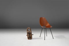 Large 20th Century Double Wooden Pulley Block Industrial Maritime Nautical