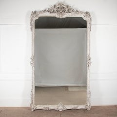 Large 20th Century English Painted Wall Mirror