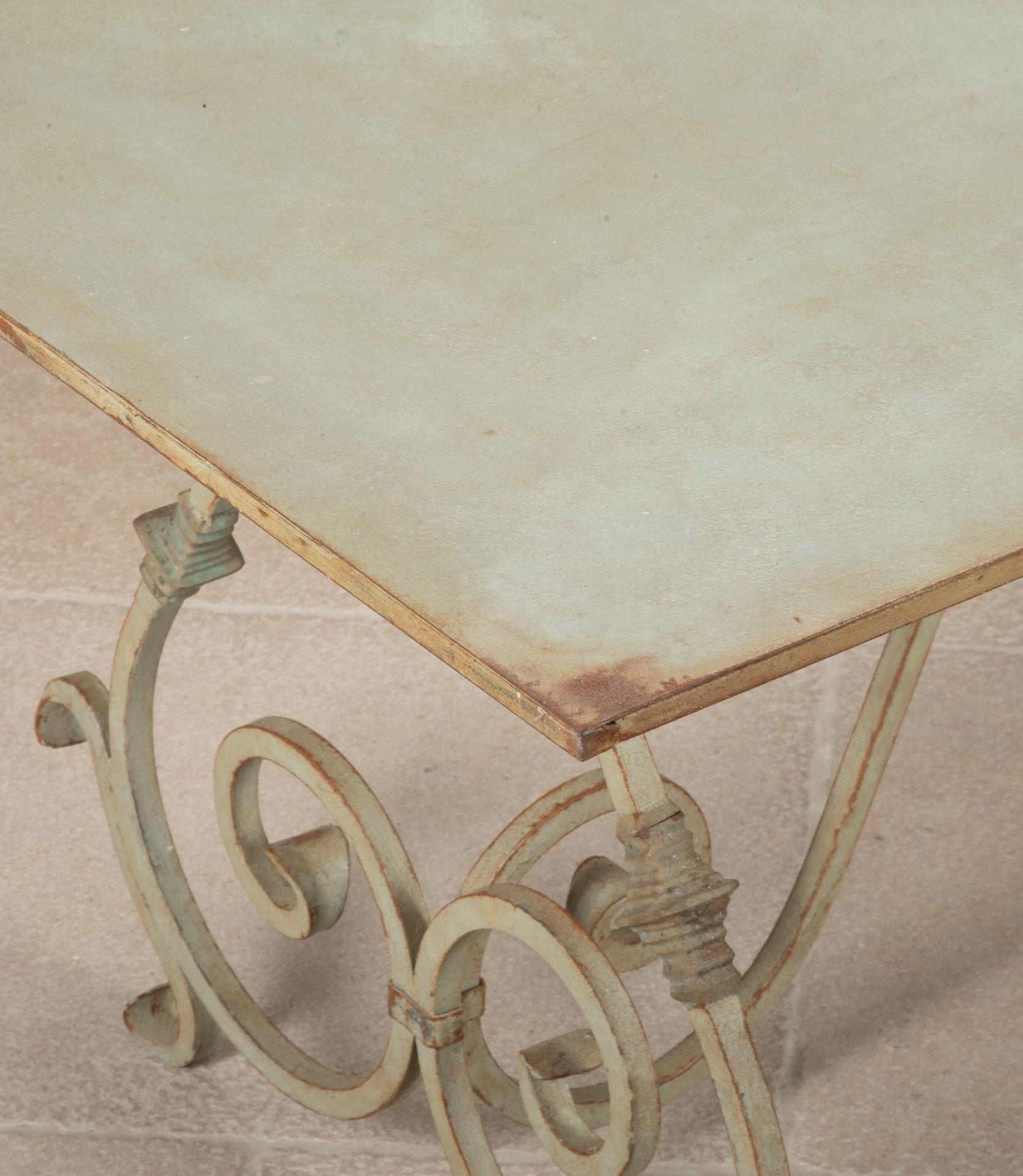 Large 20th Century French Wrought Iron Garden Table For Sale 4