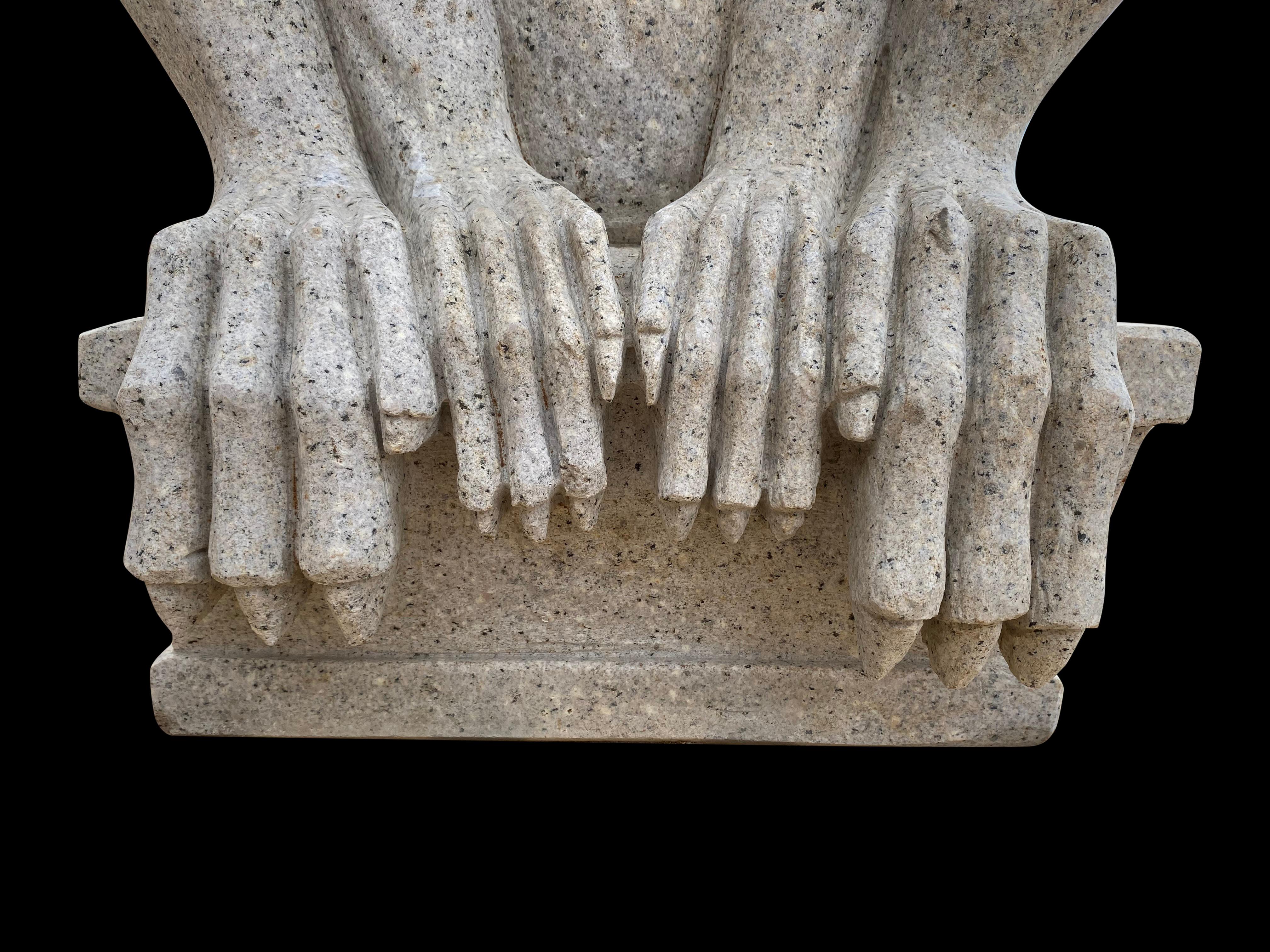 Large 20th Century Granite Gargoyle For Sale 6
