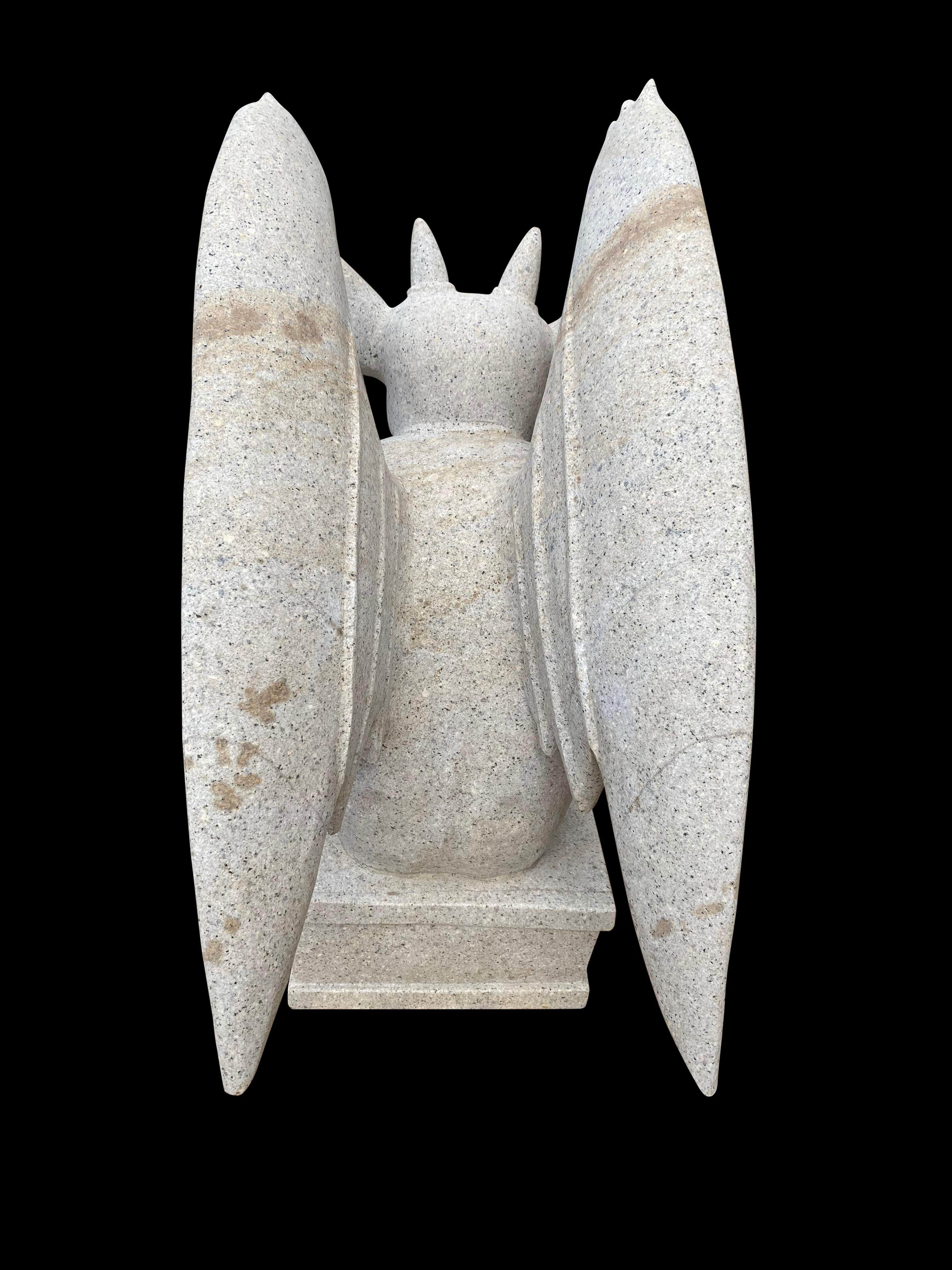 Large 20th Century Granite Gargoyle  For Sale 9