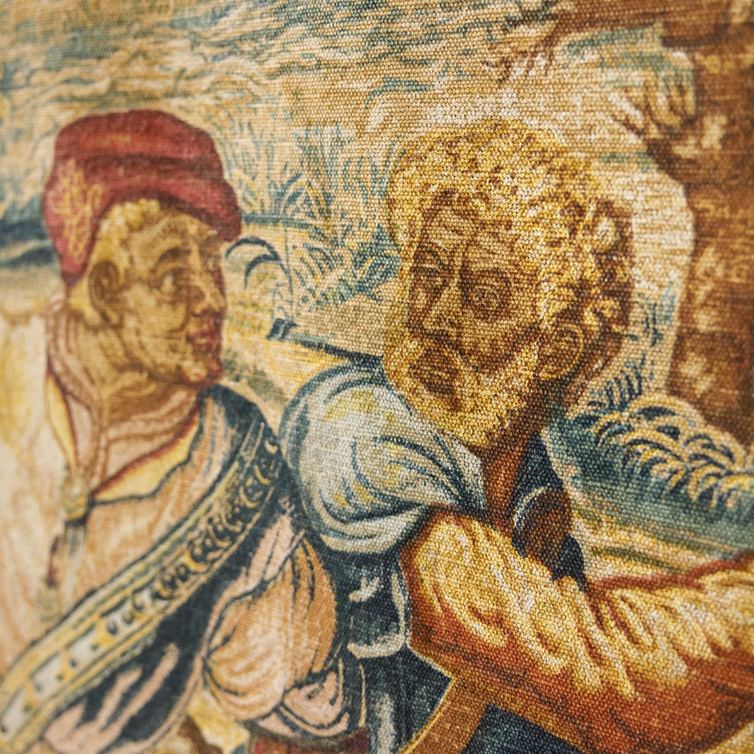 Tapisserie Grande tapisserie française Artis Flora du 20ème siècle faite à la main