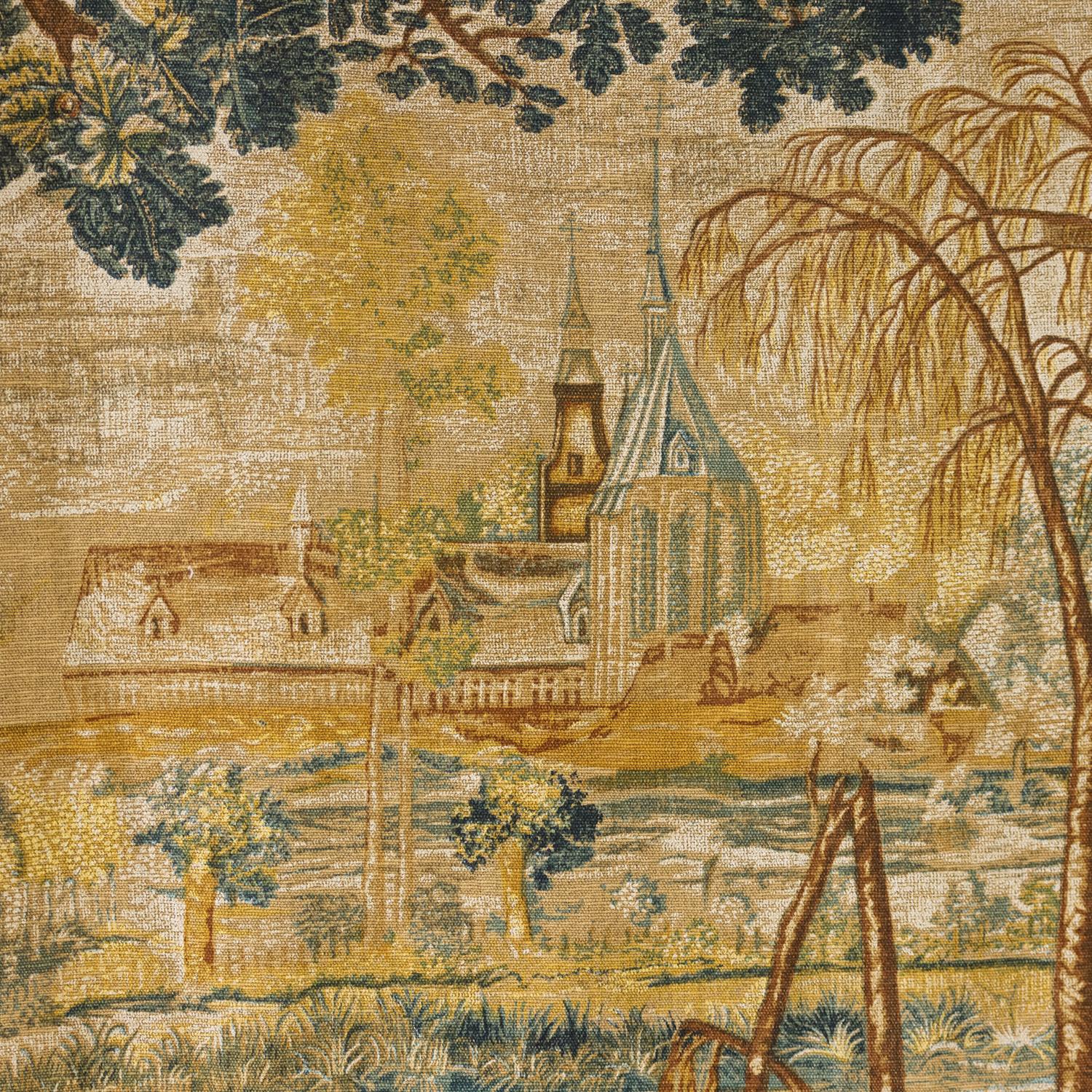 Grande tapisserie française Artis Flora du 20ème siècle faite à la main 1