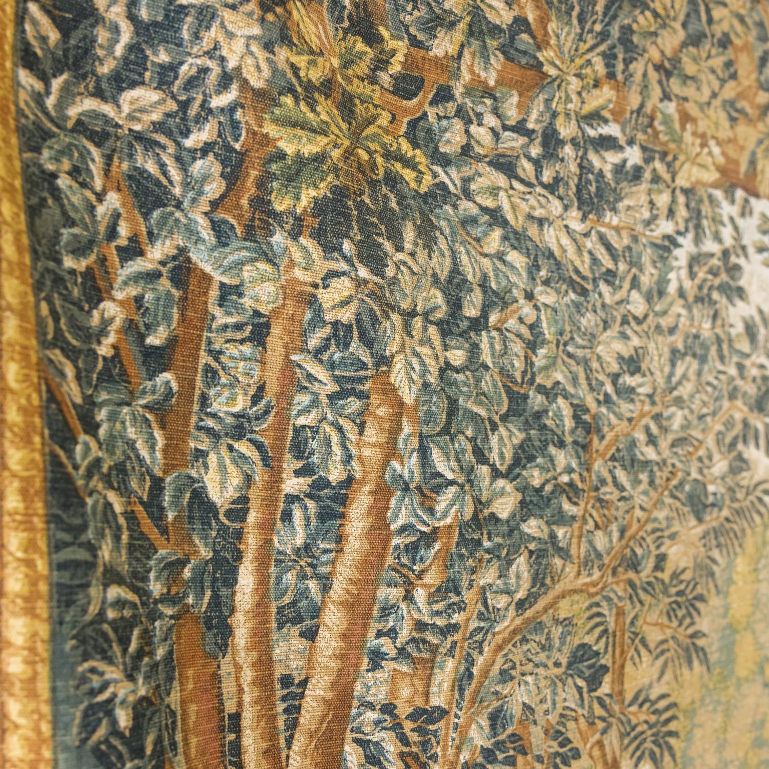 Grande tapisserie française Artis Flora du 20ème siècle faite à la main 2