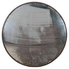 Large 20th Century Industrial Convex Mirror
