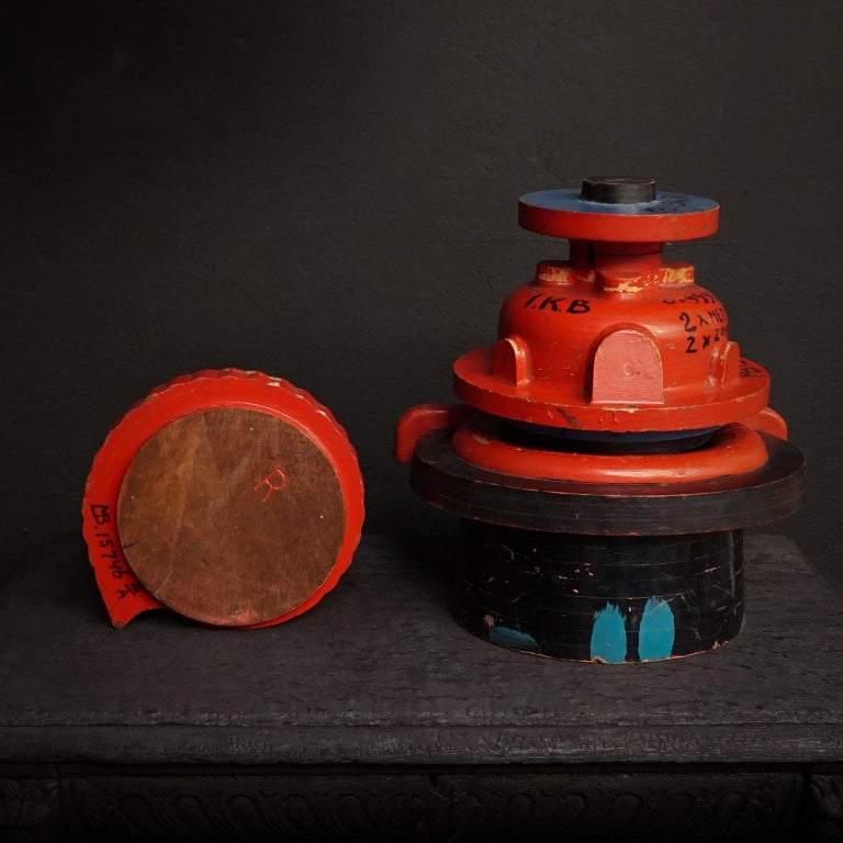 Large 20th Century Industrial Wooden Foundry Molds or Moulds For Sale at 1stdibs