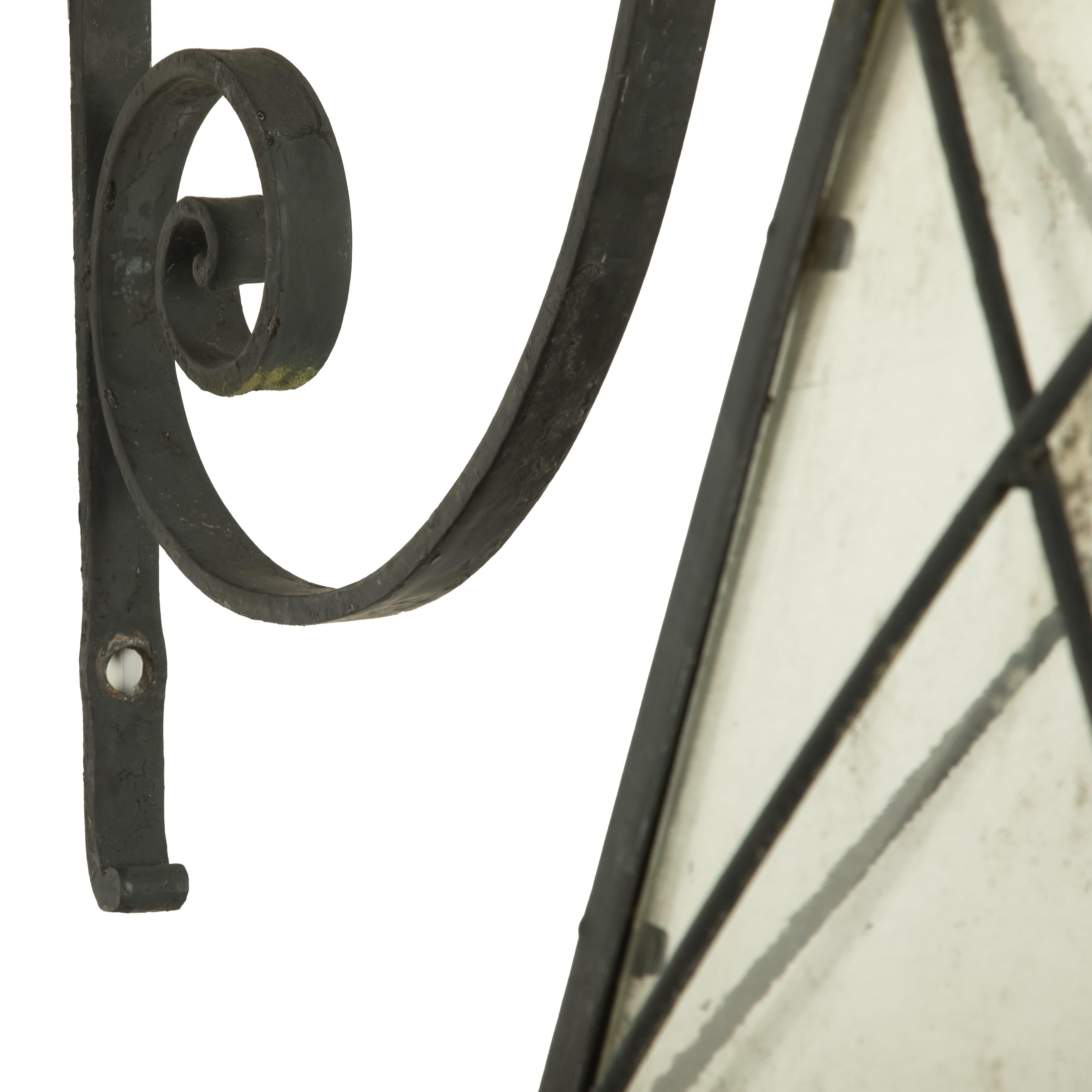 Large 20th Century Iron Lantern In Fair Condition For Sale In Tetbury, Gloucestershire