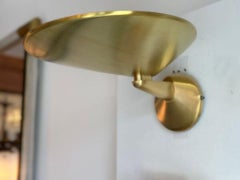 Large 20th Century Italian Brass Wall Uplights by Vincenzo Missanelli, Label