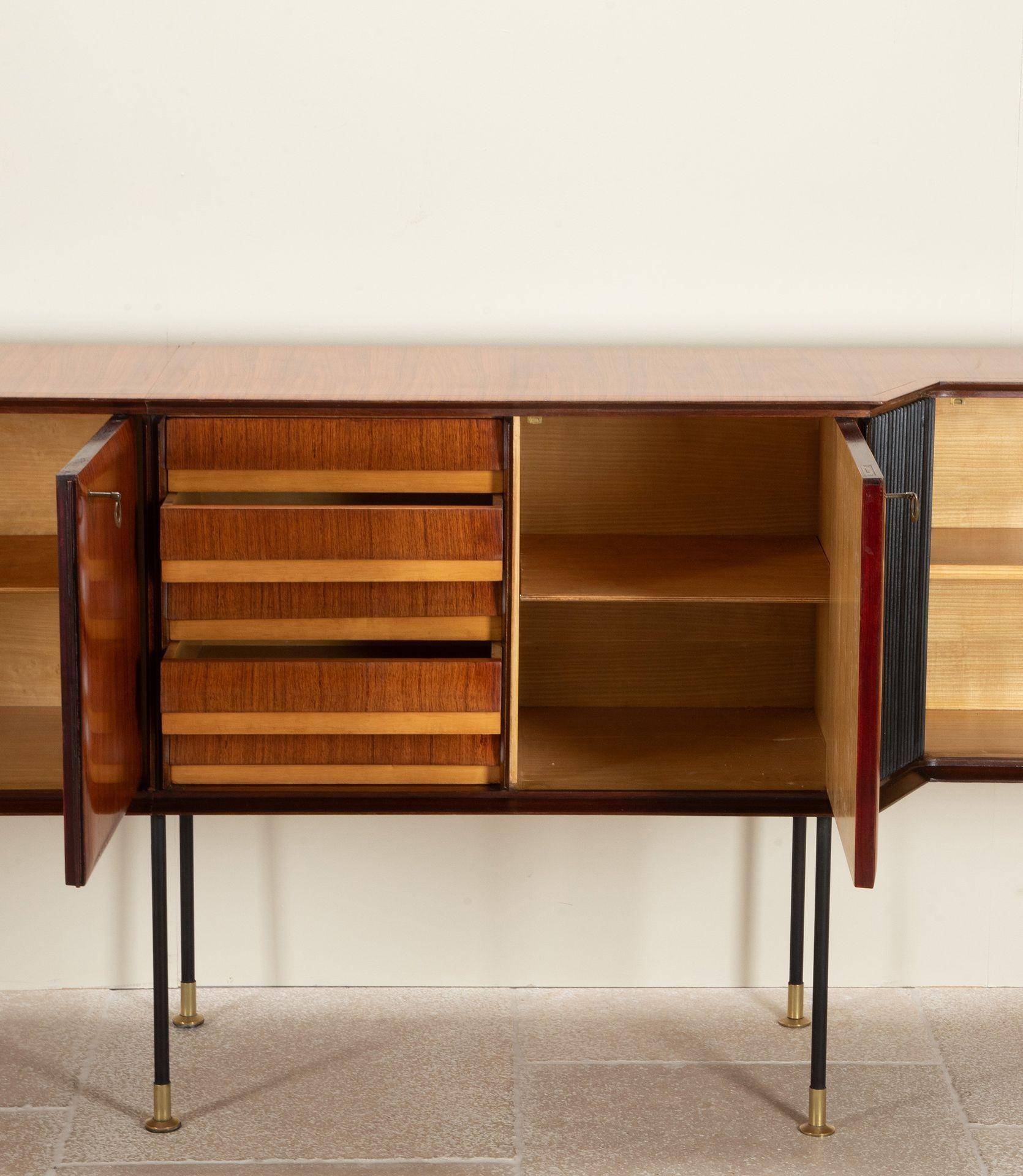 Large 20th Century Italian Sideboard by Dassi For Sale 10
