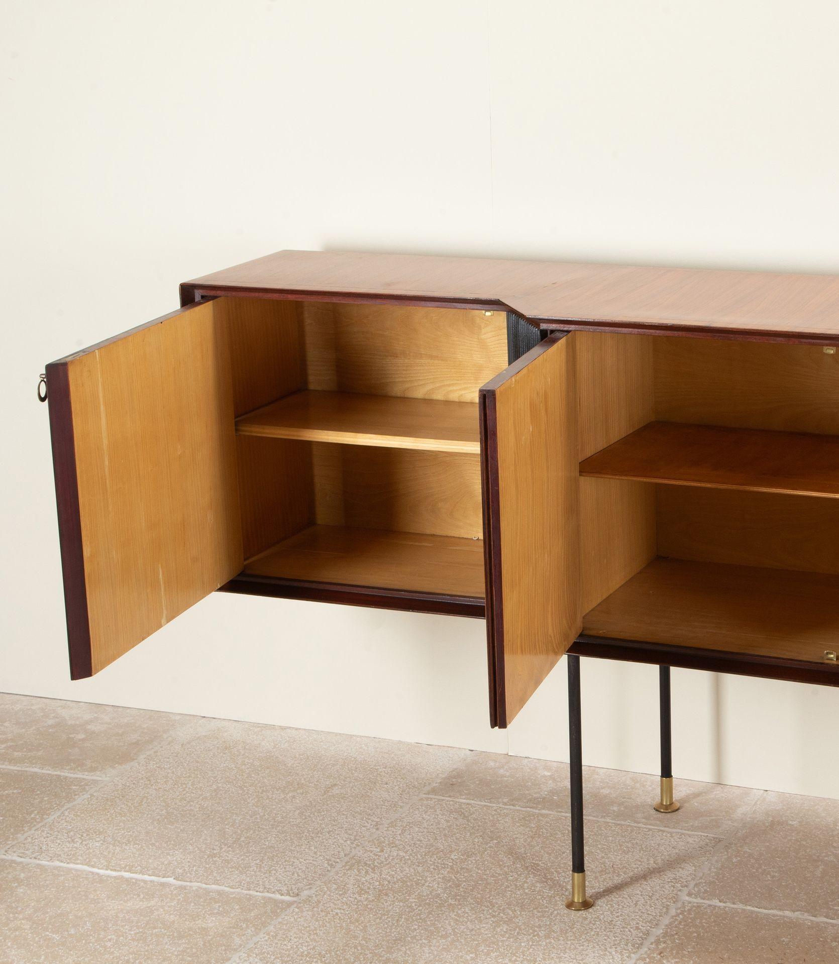 Large 20th Century Italian Sideboard by Dassi For Sale 11
