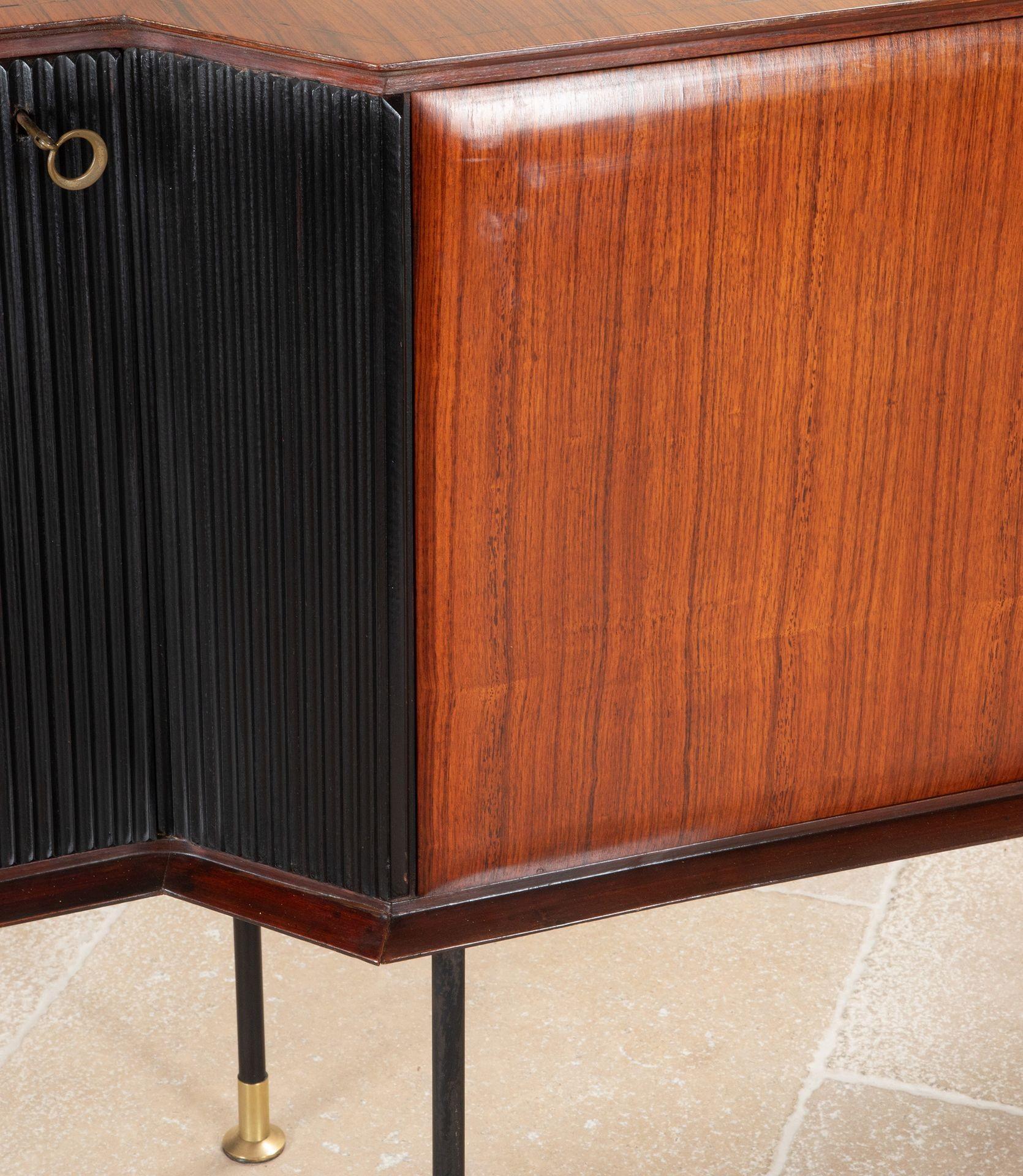 Large 20th Century Italian Sideboard by Dassi For Sale 12