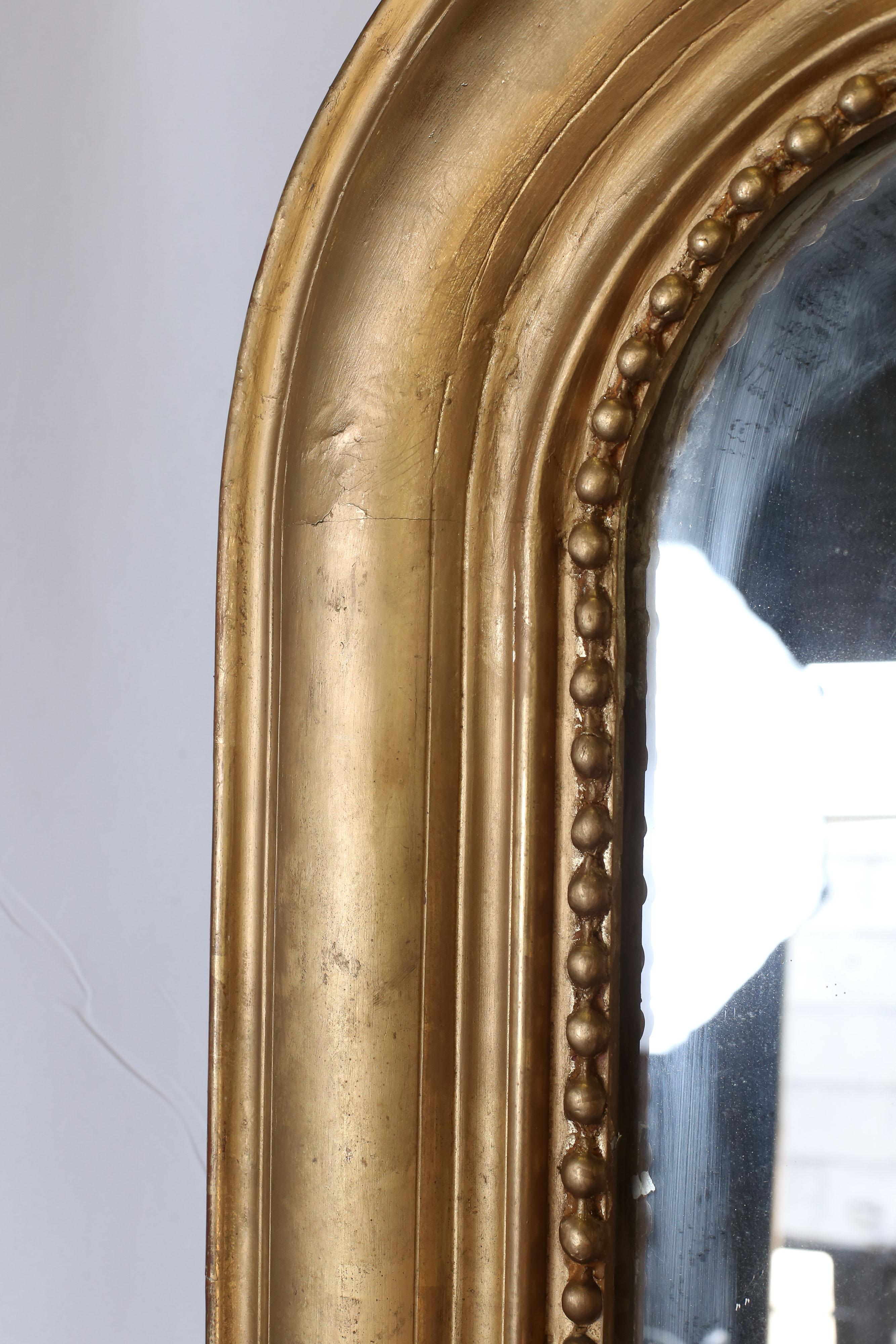Wood Large 20th Century Louis Philippe Style Mirror