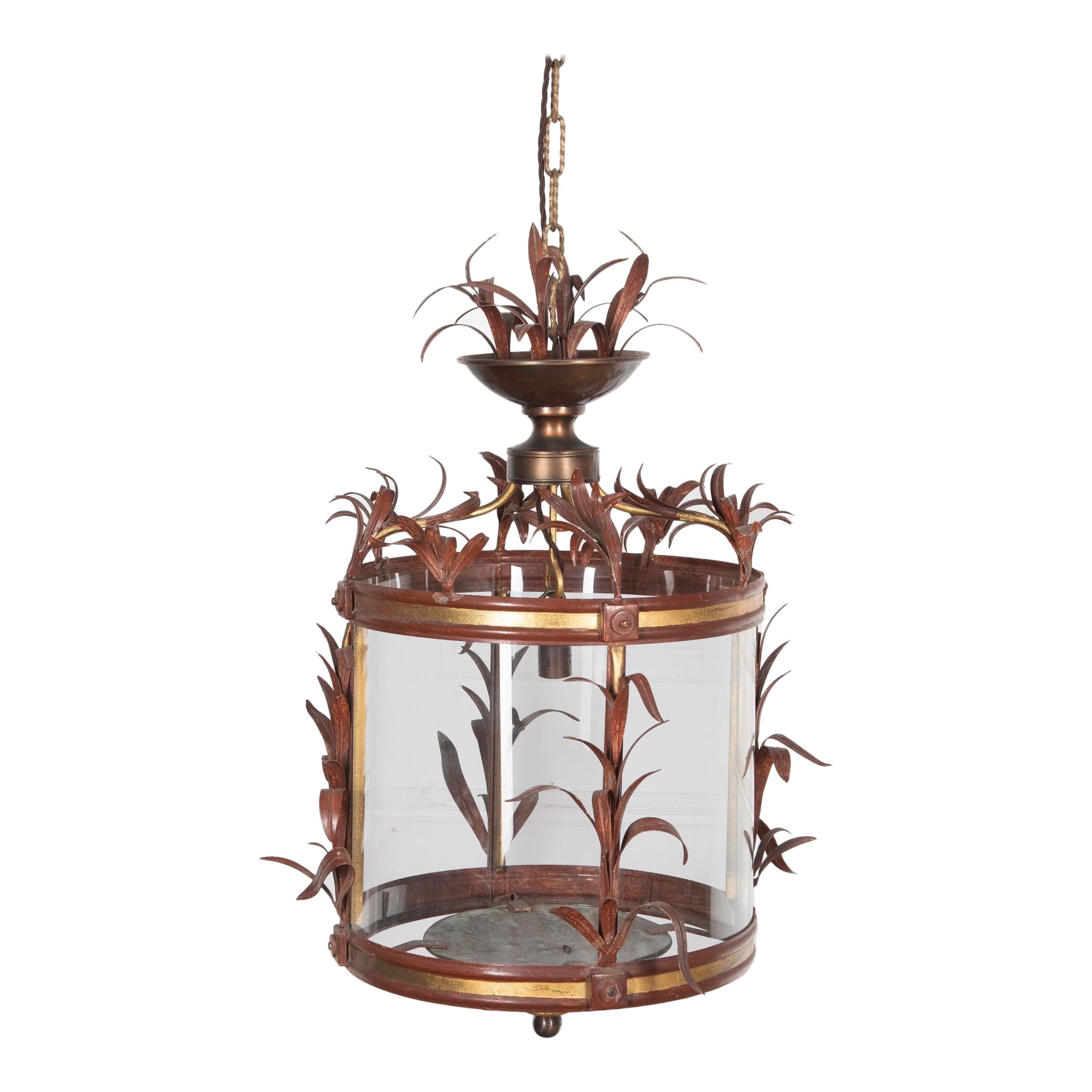 Large 20th Century Maison Jansen Lantern For Sale