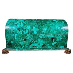 Used Large 20th Century Malachite Box 70 x 40 x 33 cm