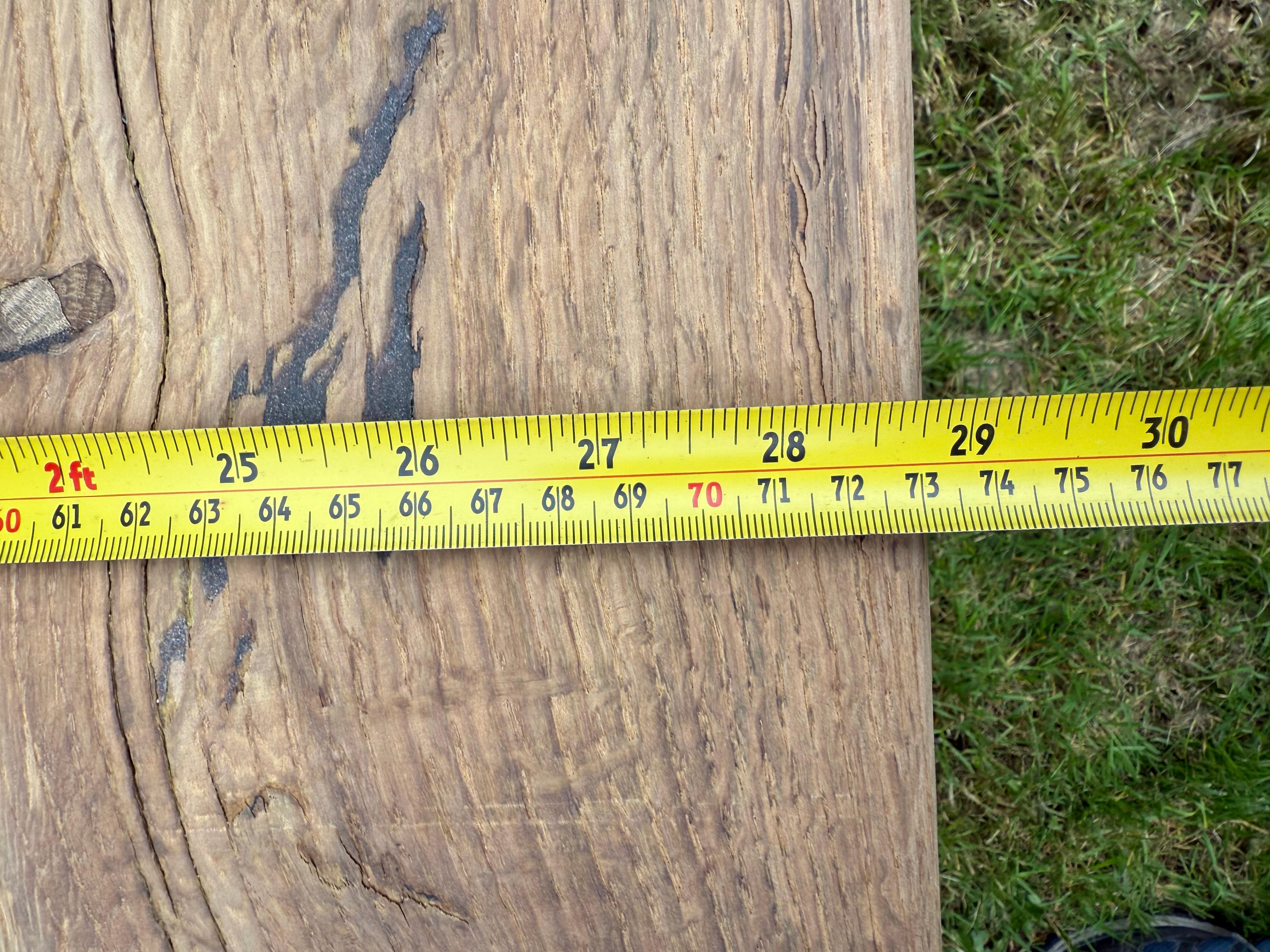 Large 20th century scrubbed oak coffee table For Sale 7