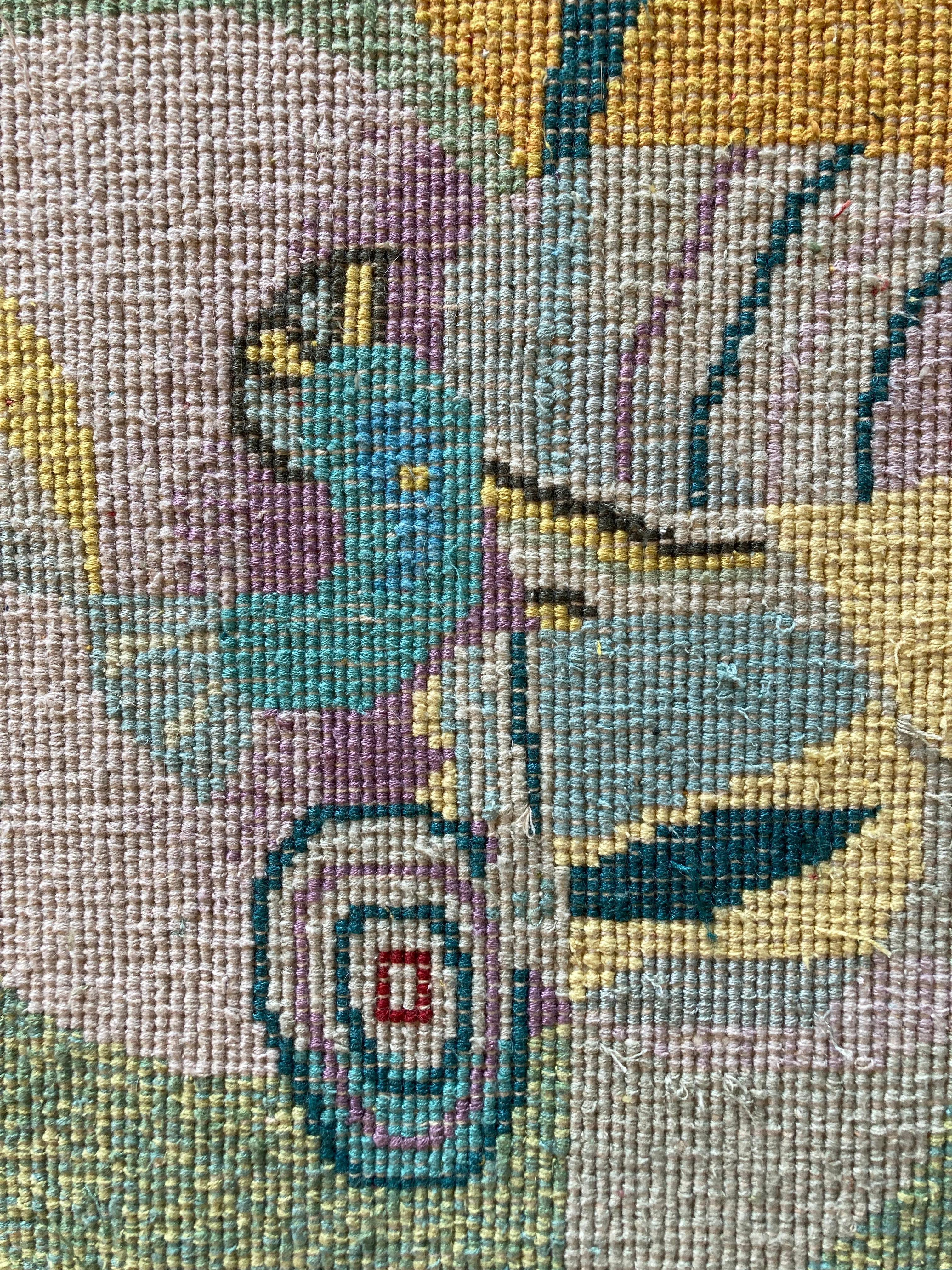 Großer gewebter Wandteppich aus Seide des 20. Jahrhunderts nach Kandinskys Komposition 9 (1936) 6