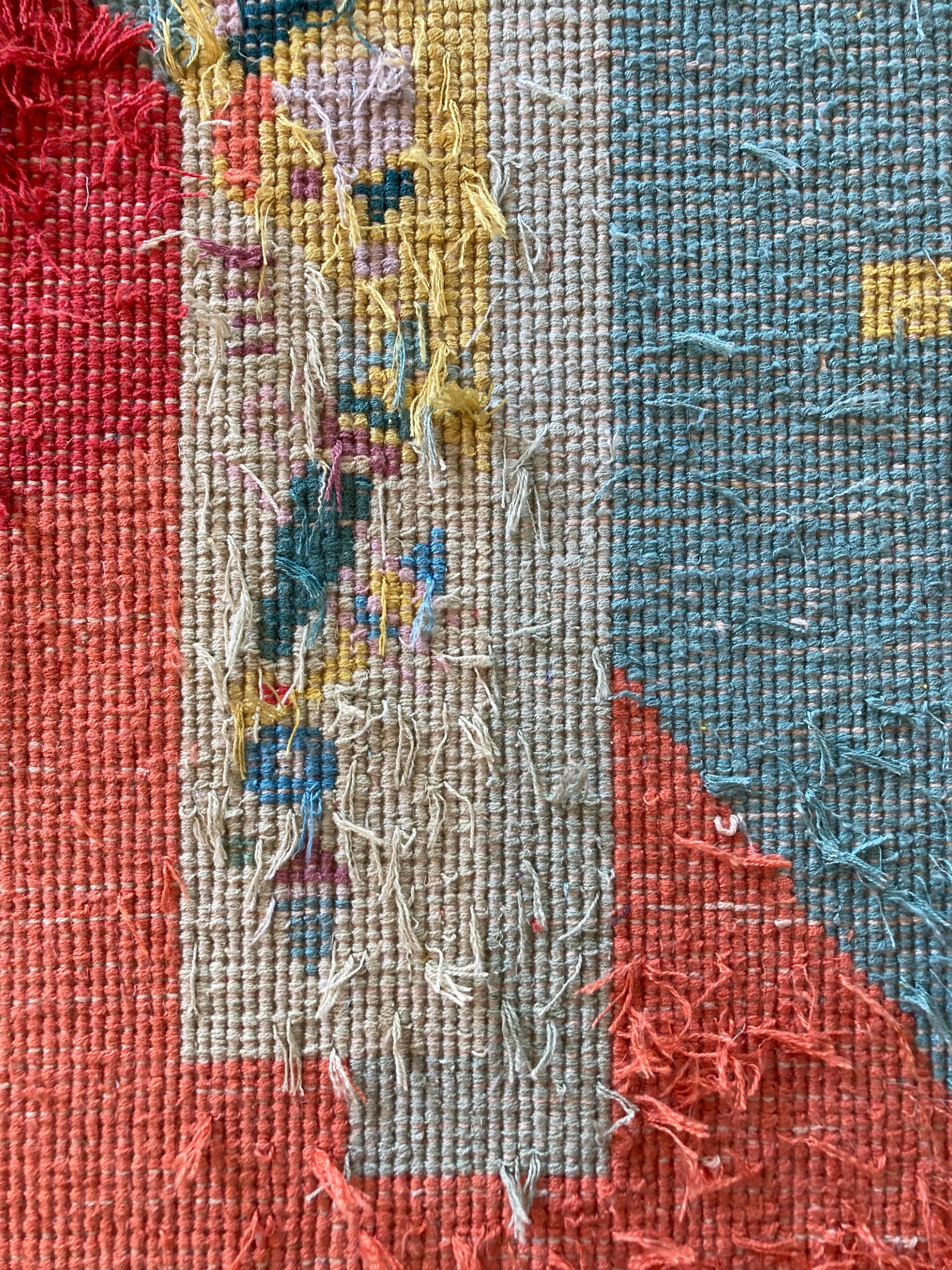 Großer gewebter Wandteppich aus Seide des 20. Jahrhunderts nach Kandinskys Komposition 9 (1936) 12