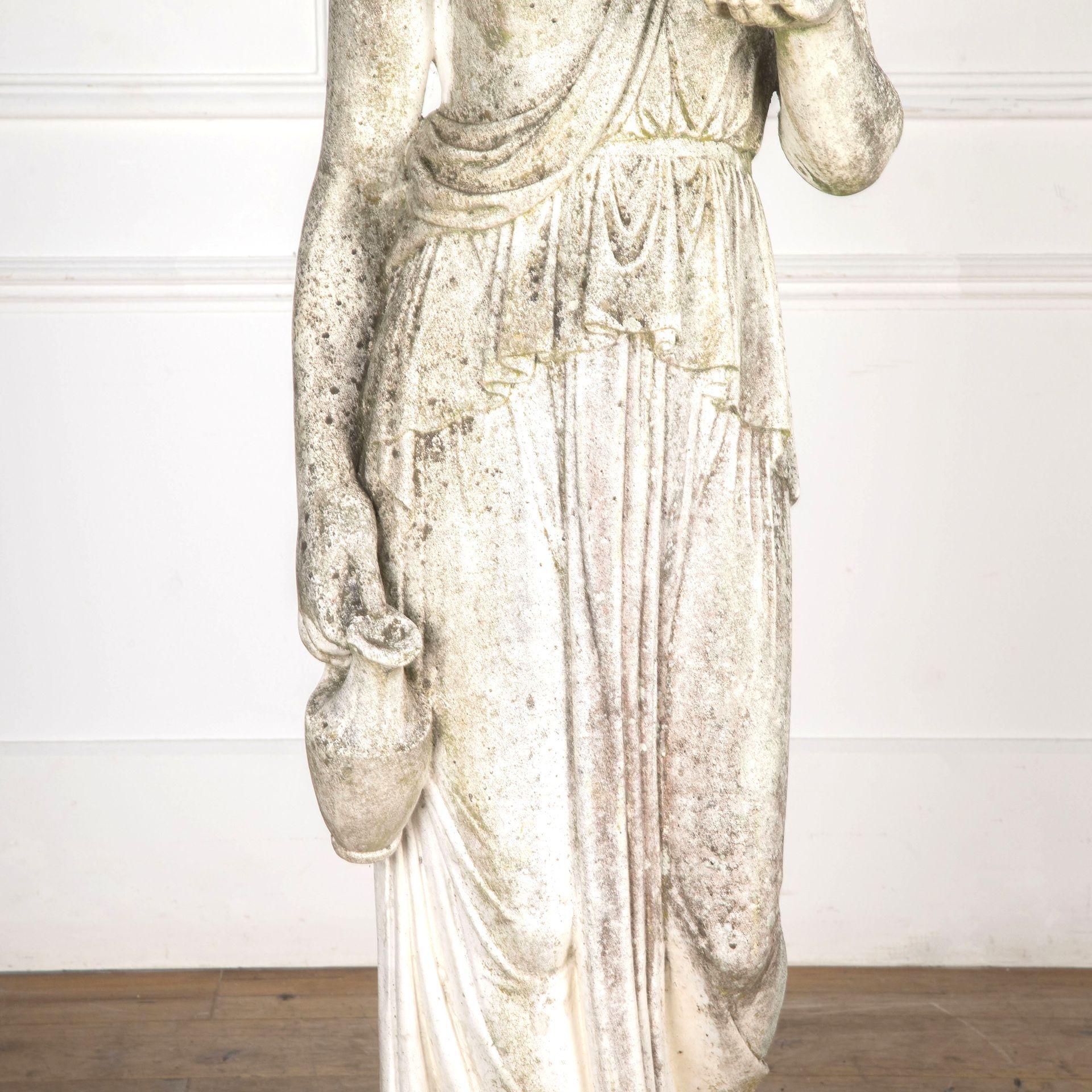 European Large 20th Century Stone Statue of Hebe