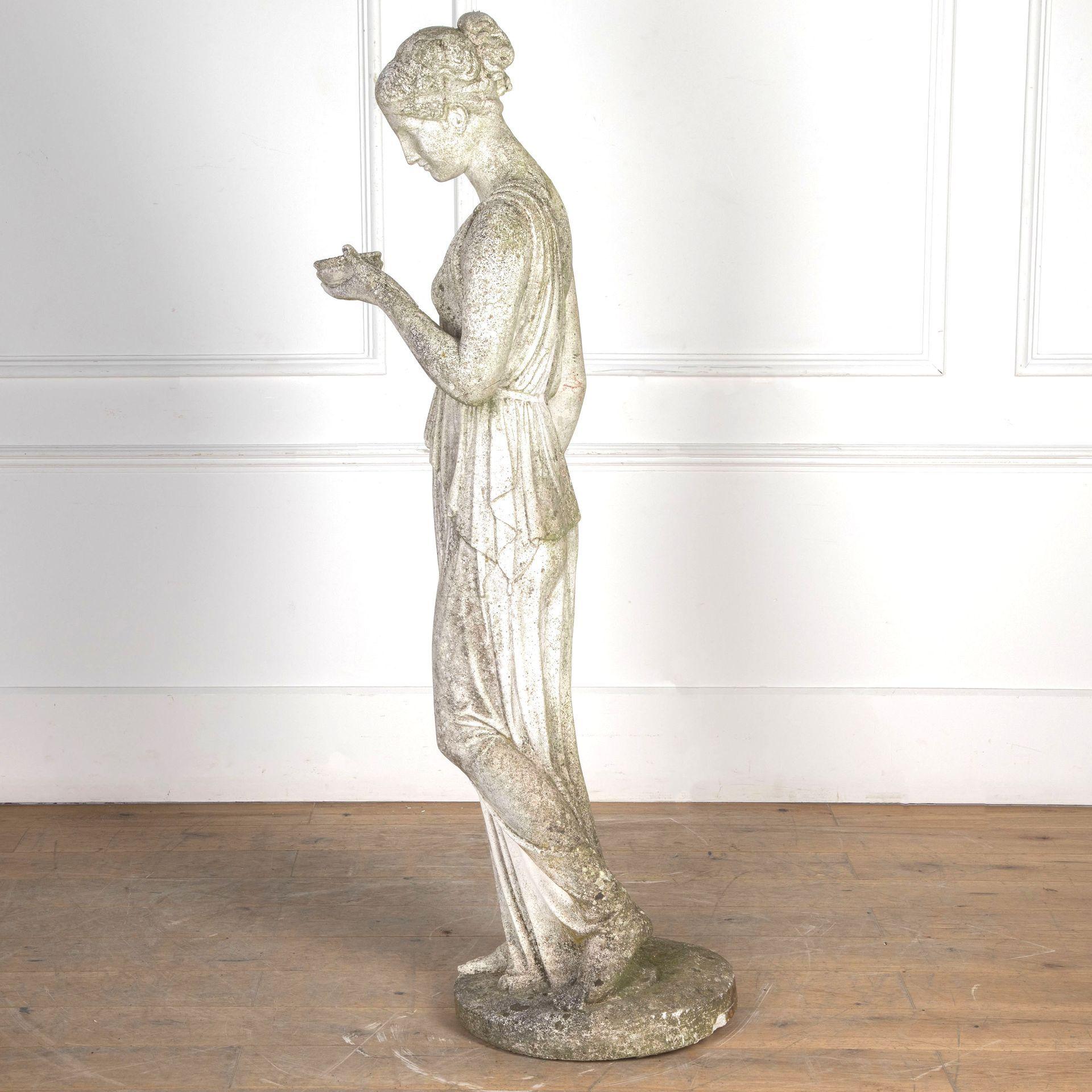 Large 20th Century Stone Statue of Hebe 1