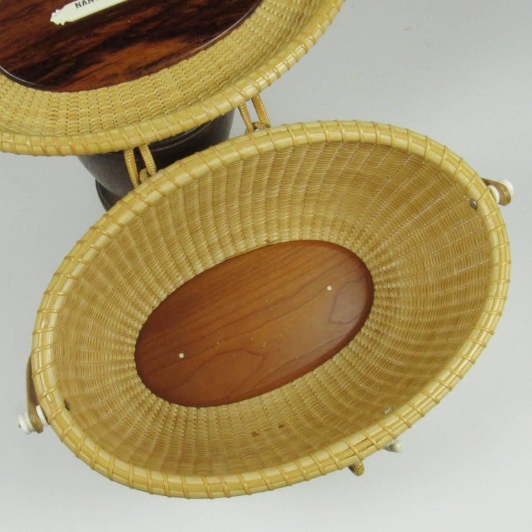 Large 20th Century Susan Chase Ottison Nantucket Lightship Basket at