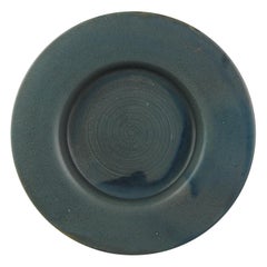 Grande lavabo del 20° secolo Monocromo Blu Studio Pottery Paesi Bassi