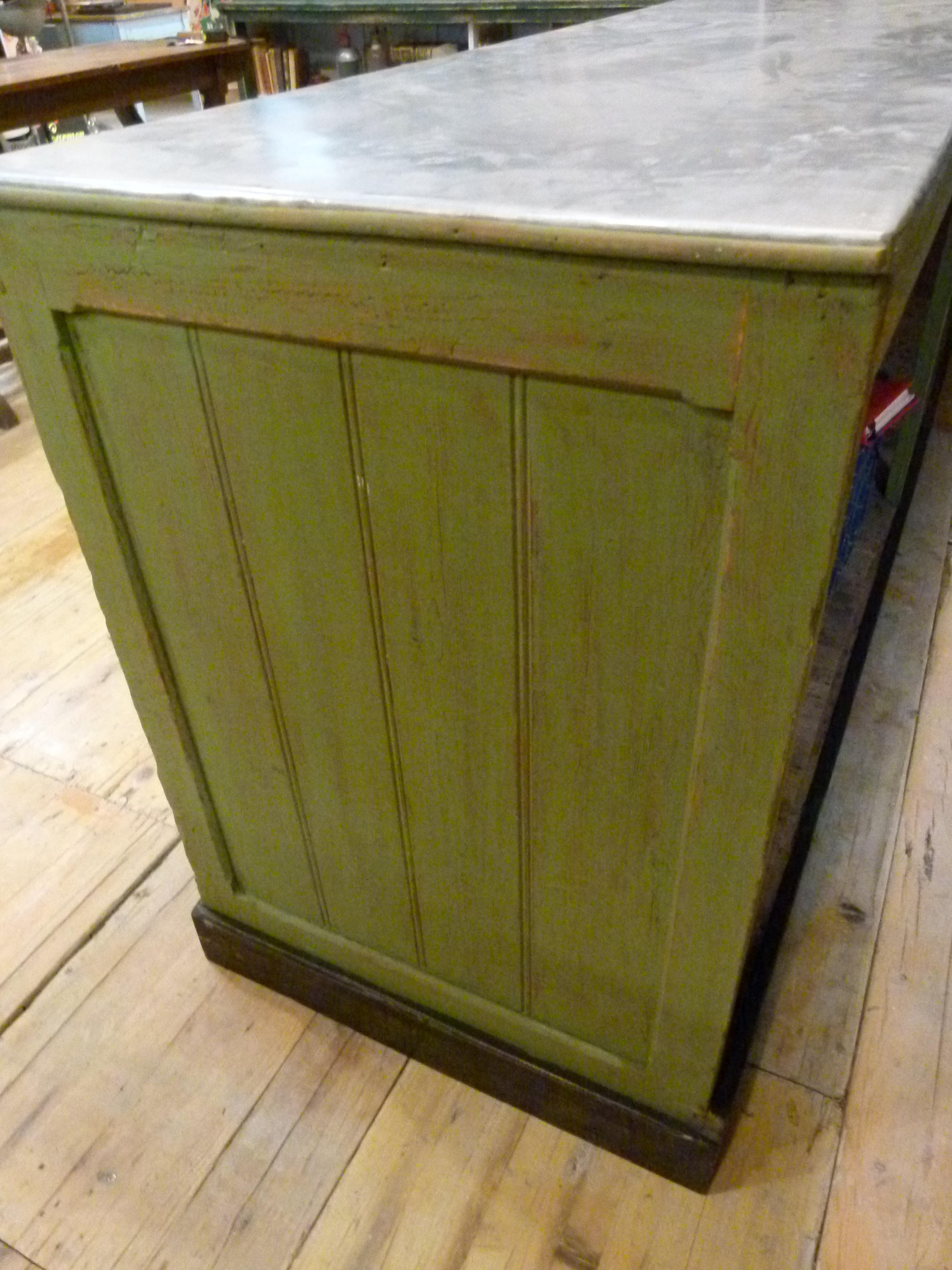 Spanish Large 20th Century Wooden Store Counter