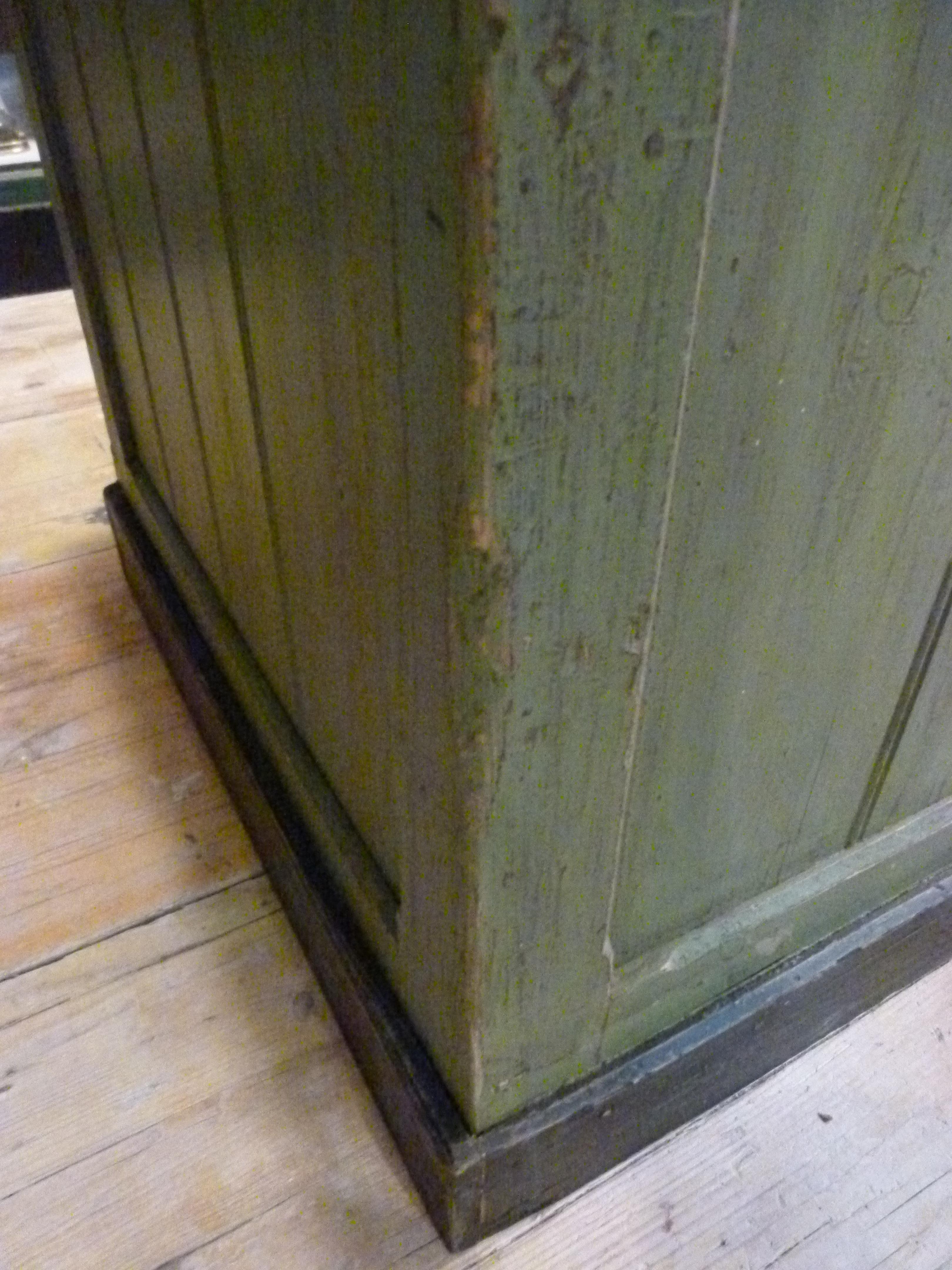 Zinc Large 20th Century Wooden Store Counter