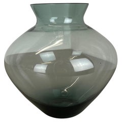 Large Blue Tone Heart Vase Turmaline by Wilhelm Wagenfeld for WMF, 1960s