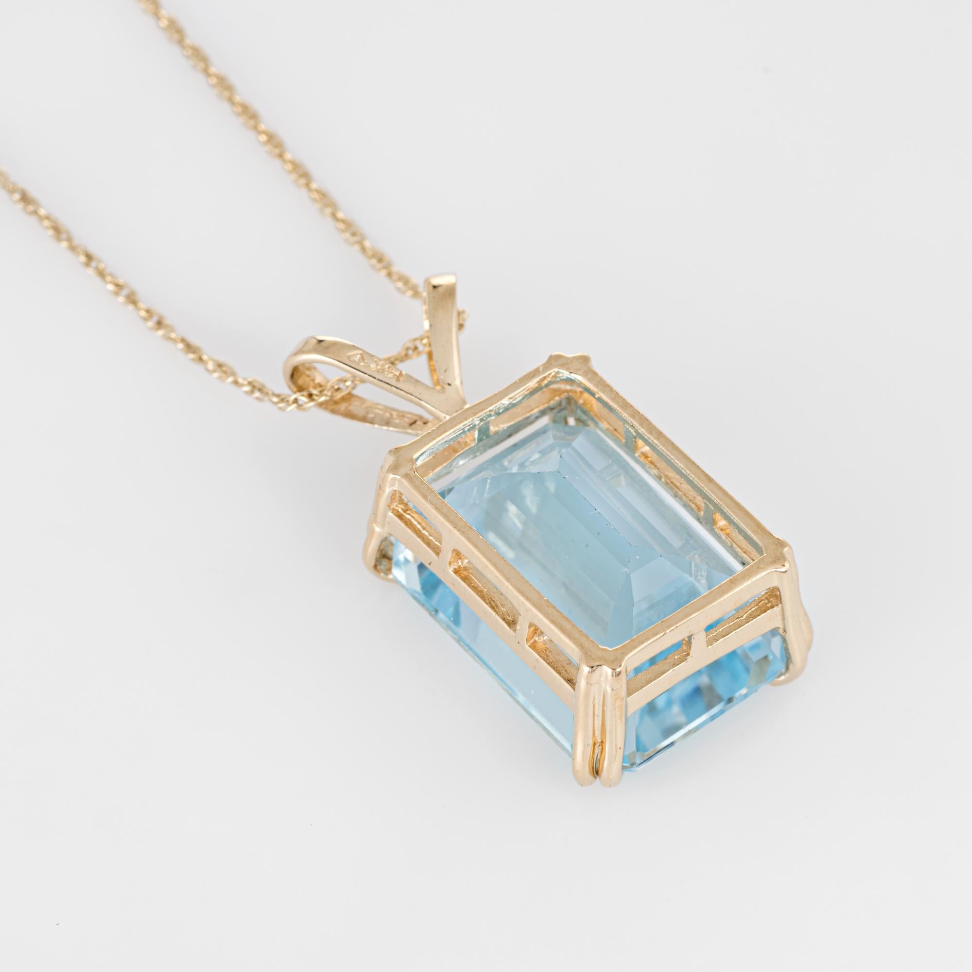large topaz pendant