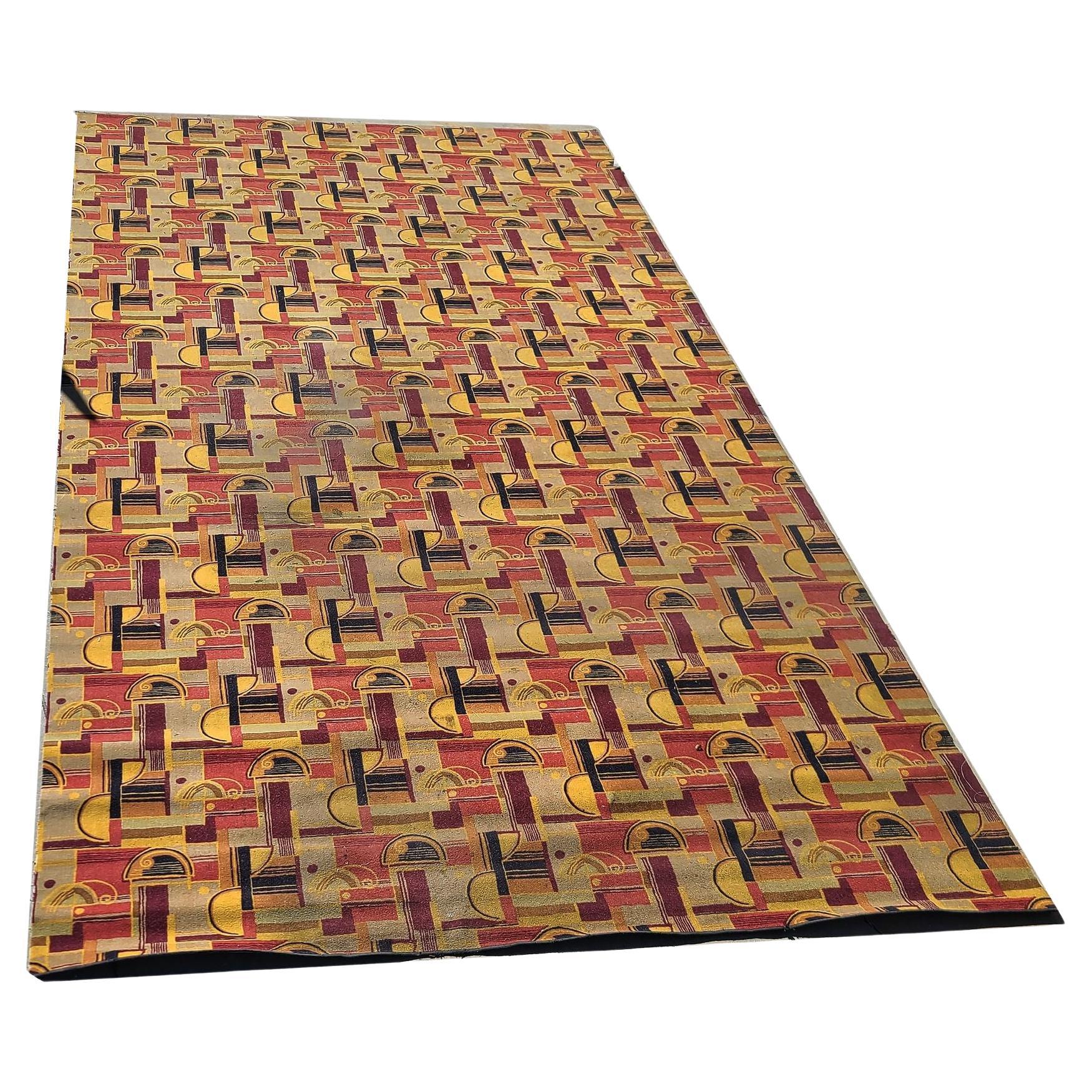 Grand tapis de style Art déco 22.7' Edward Fields du Queen Mary en vente