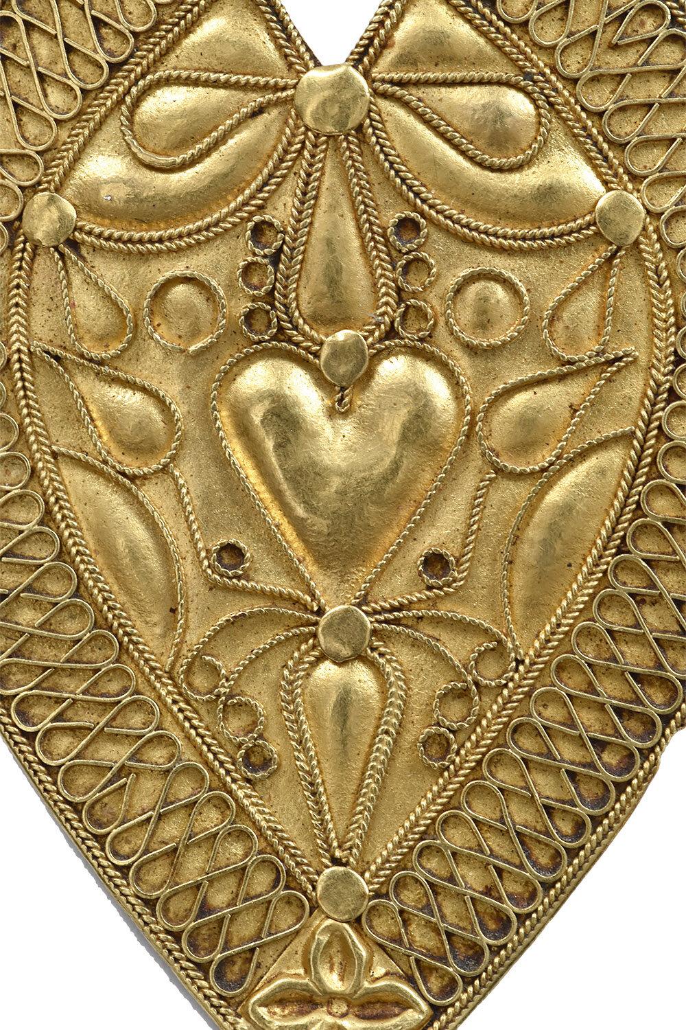 Große Ohrringe aus 22 Karat Gold aus Indien Damen im Angebot
