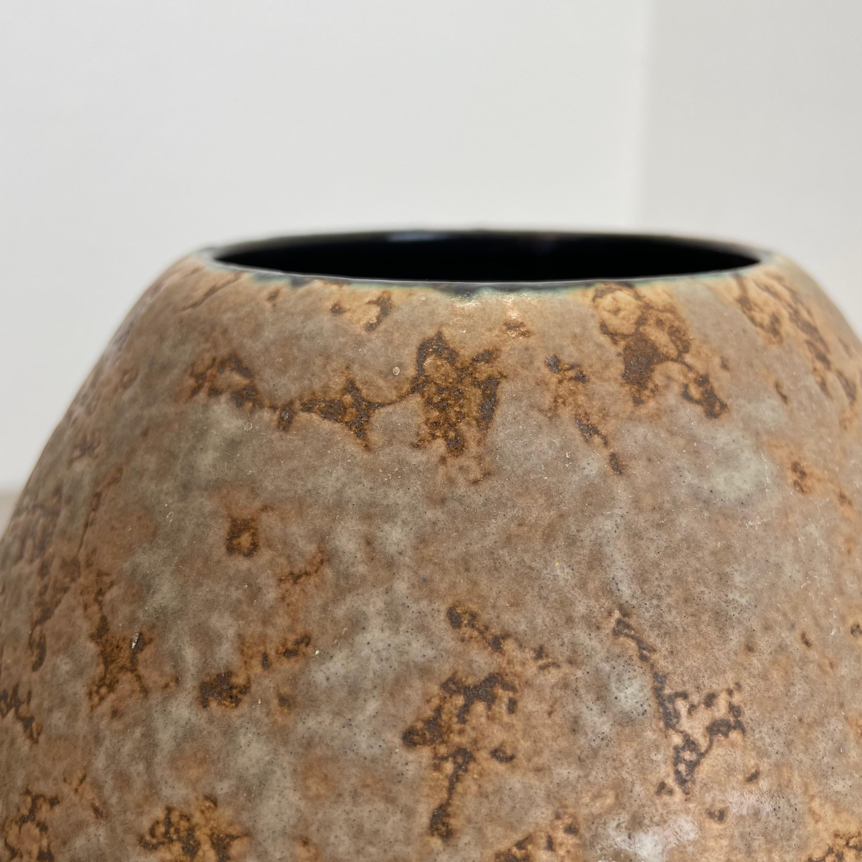 grande vaso di 23 cm in ceramica colorata Fat Lava di Scheurich, Germania, anni '50 in vendita 11