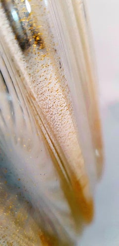 Large 24-Karat Gold Murano Glass Vase