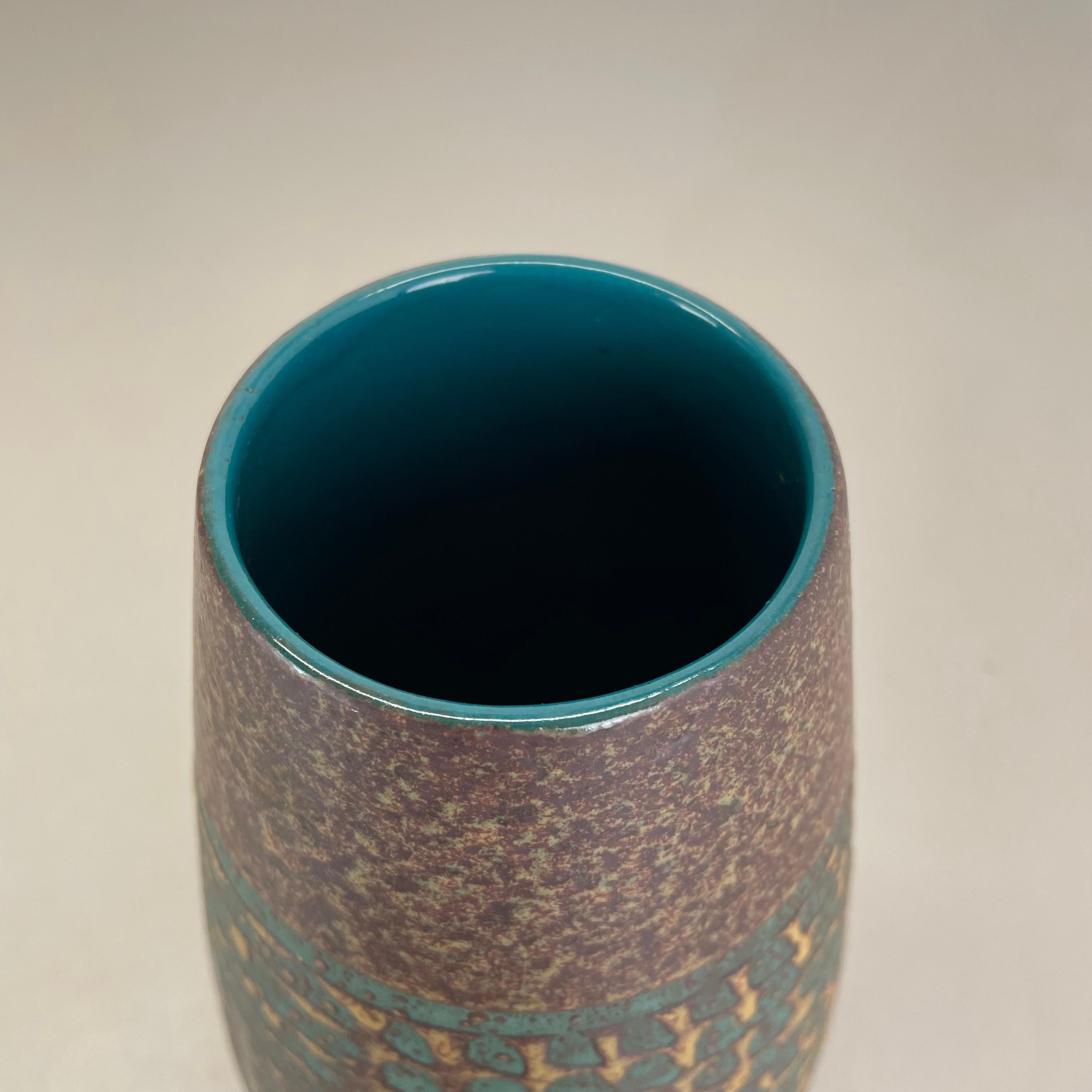 Large 25cm Ceramic Brutalist Vase FAT LAVA Carstens Tönnieshof, Germany, 1970s For Sale 4