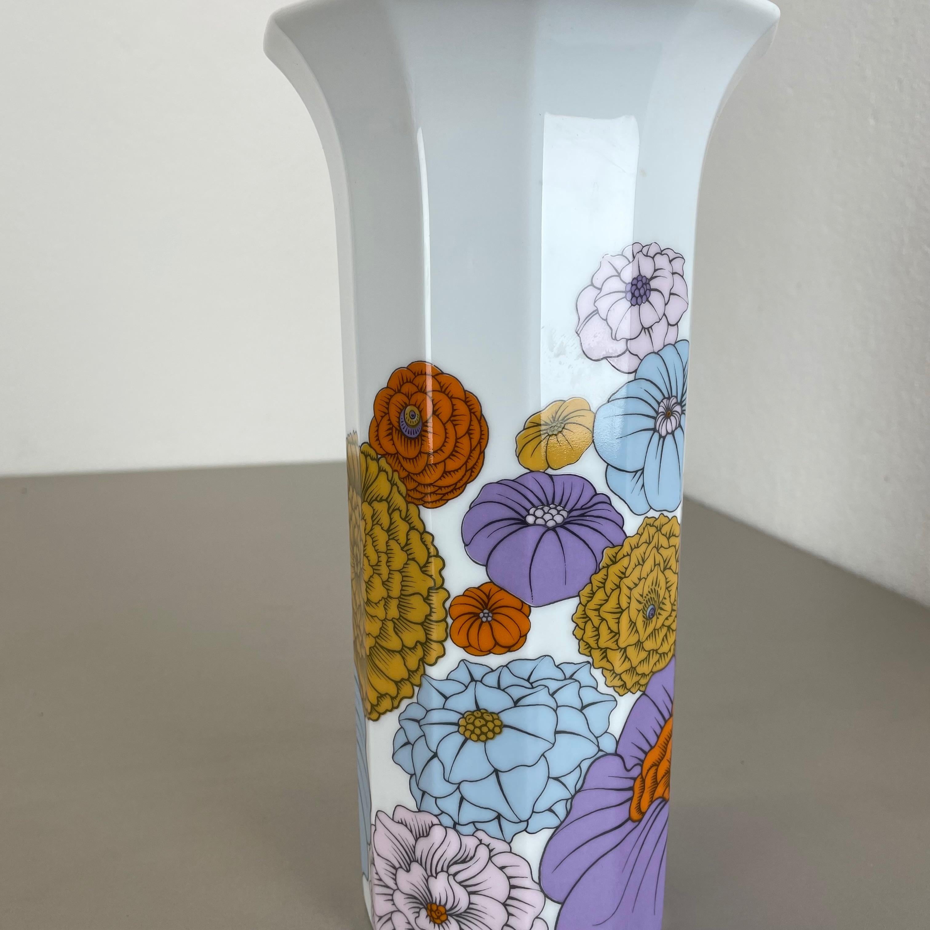Porcelain Vase by Björn Wiinblad Rosenthal Studio Line Germany, 1970 For Sale 4