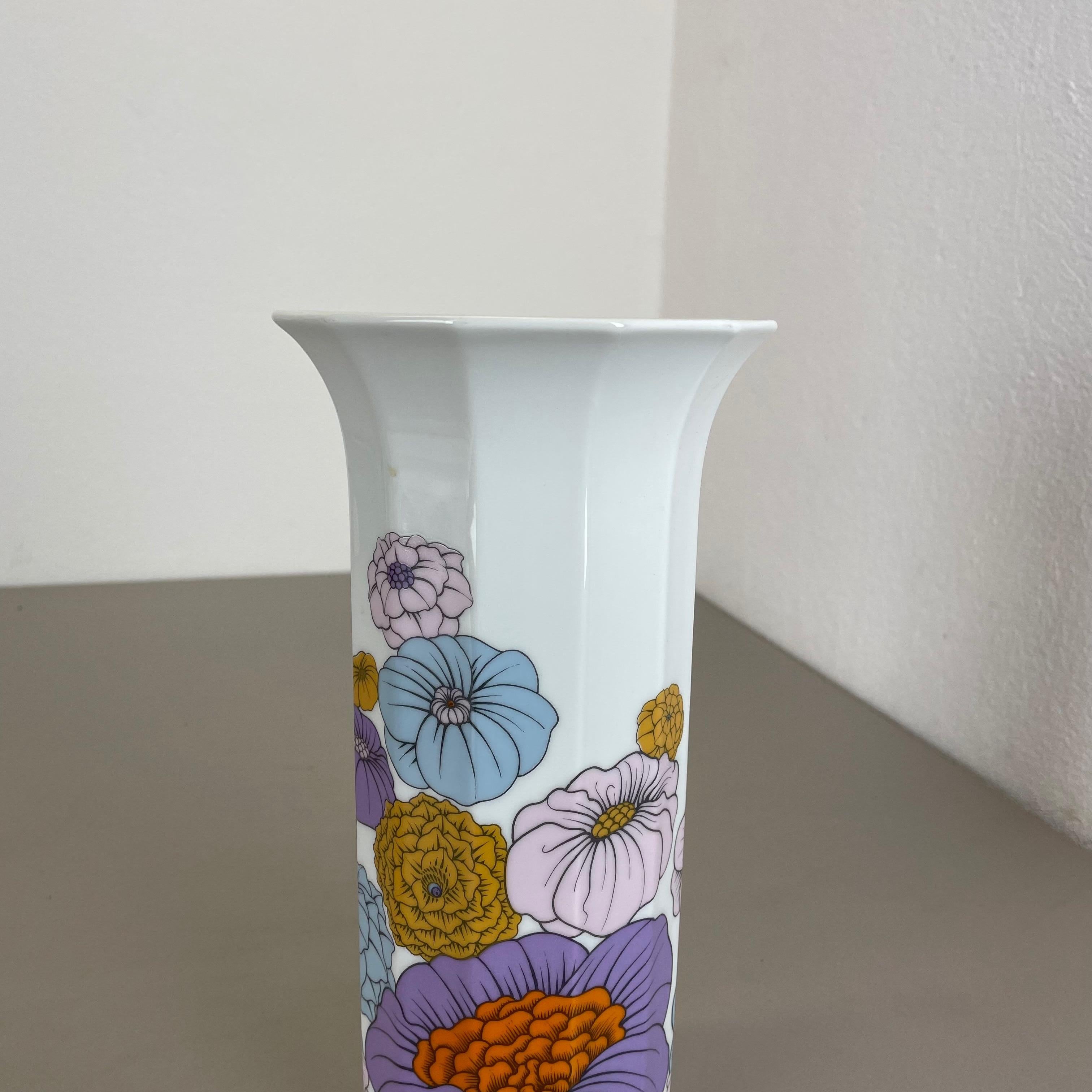 20th Century Porcelain Vase by Björn Wiinblad Rosenthal Studio Line Germany, 1970 For Sale