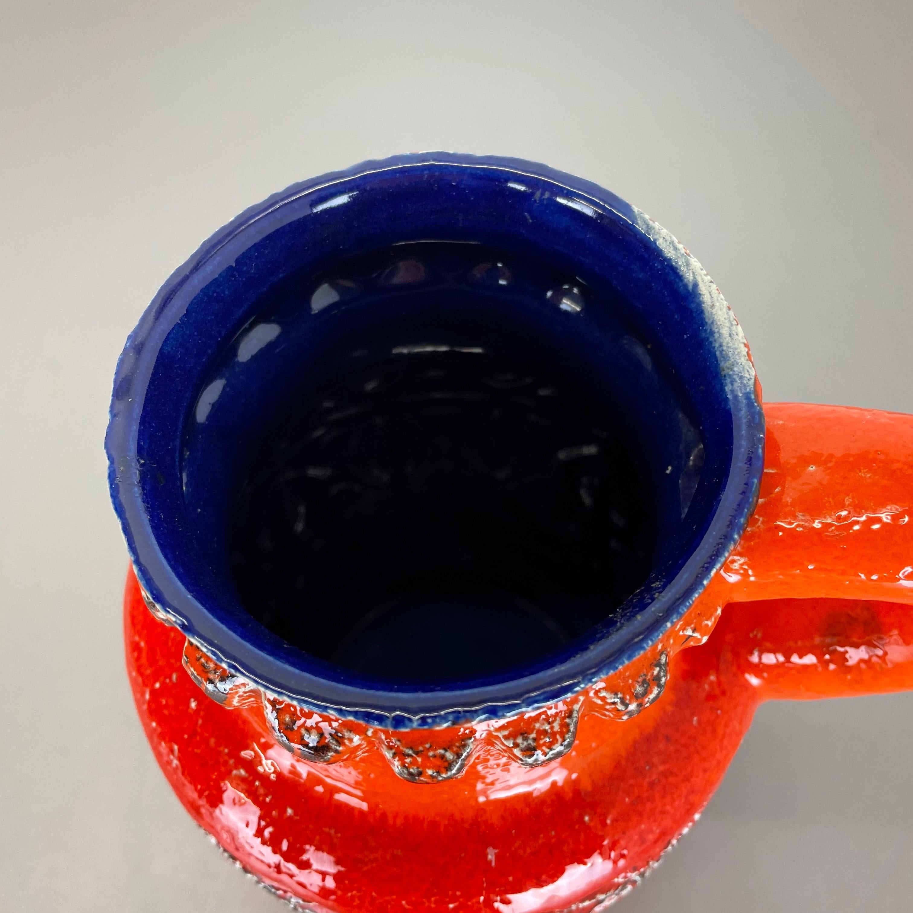 Vaso in ceramica lavica super colorato di Bay Ceramics, Germania, anni '1970 in vendita 3