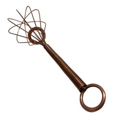 Large 26" Pop Art Copper Wire Whisk Wall Sculpture by Curtis Jere