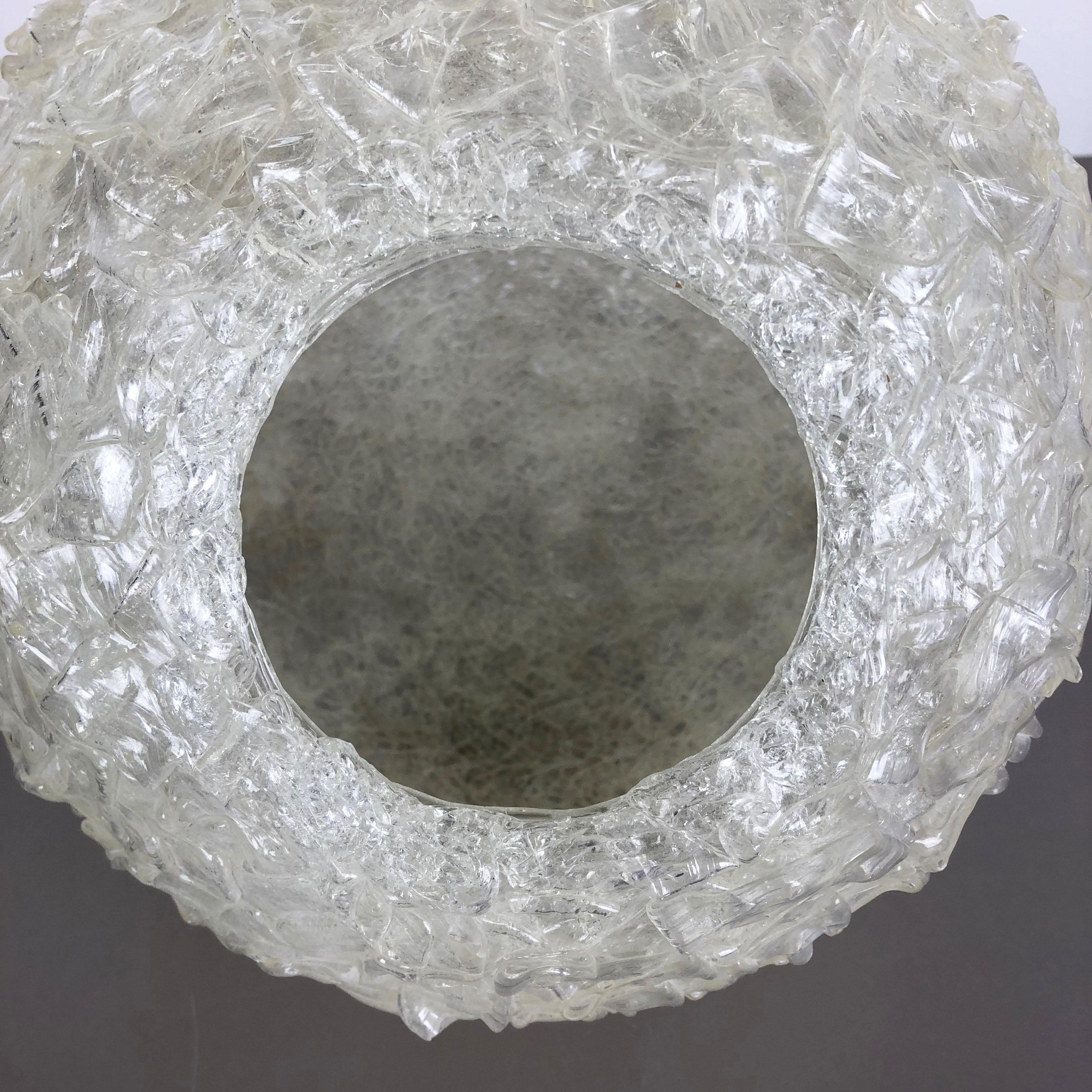 Grande suspension en forme de bulle en plastique acrylique de 30 cm SPUTNIK de style Panton, Allemagne, années 1970 en vente 5