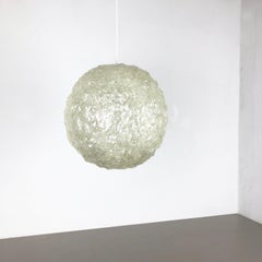 large 30cm acrylic plastic Bubble Hanging SPUTNIK Panton Style, Germany 1970s