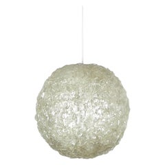 large 30cm acrylic plastic Bubble Hanging SPUTNIK Panton Style, Germany 1970s