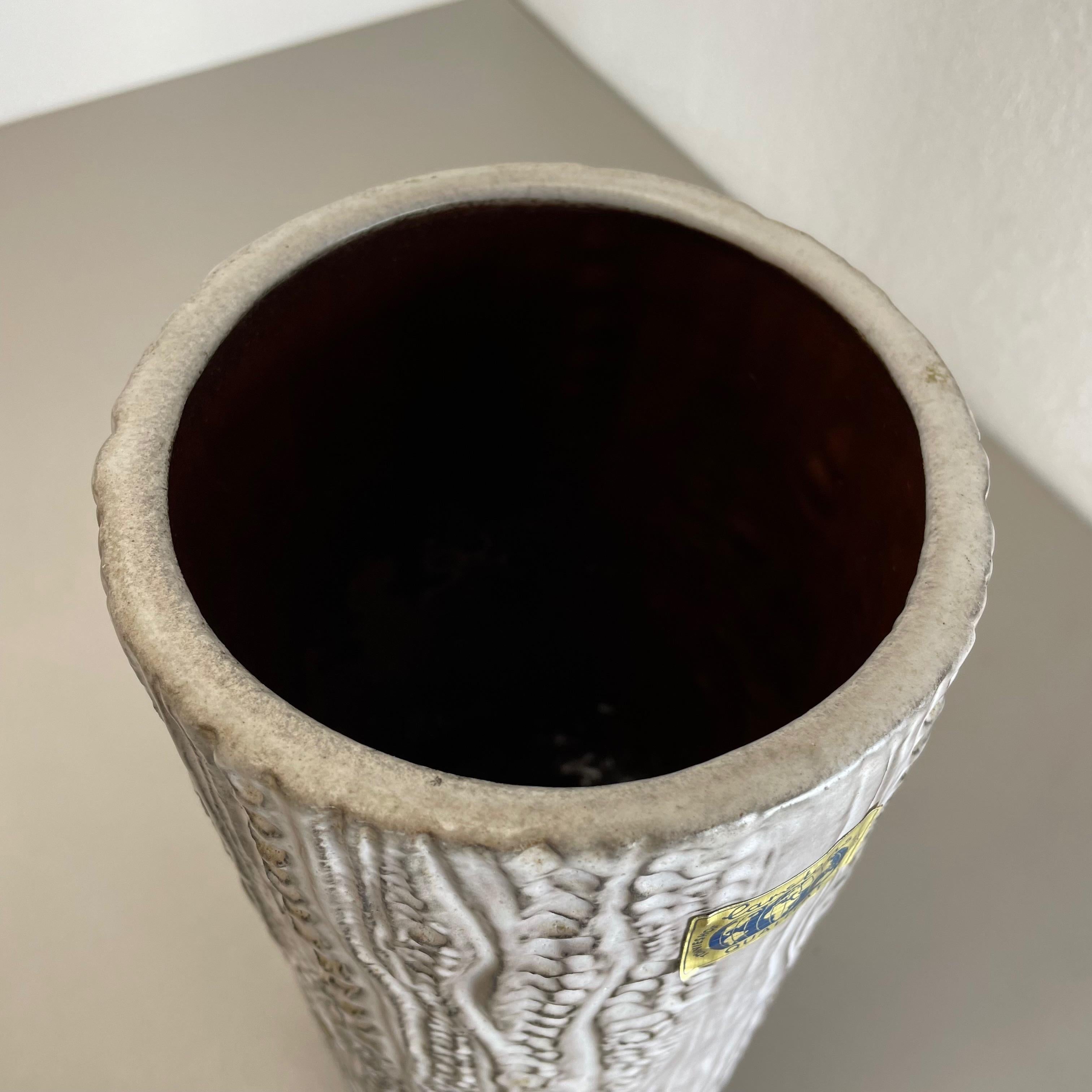 Large Ceramic Brutalist Vase FAT LAVA Carstens Tönnieshof, Germany, 1970s For Sale 1