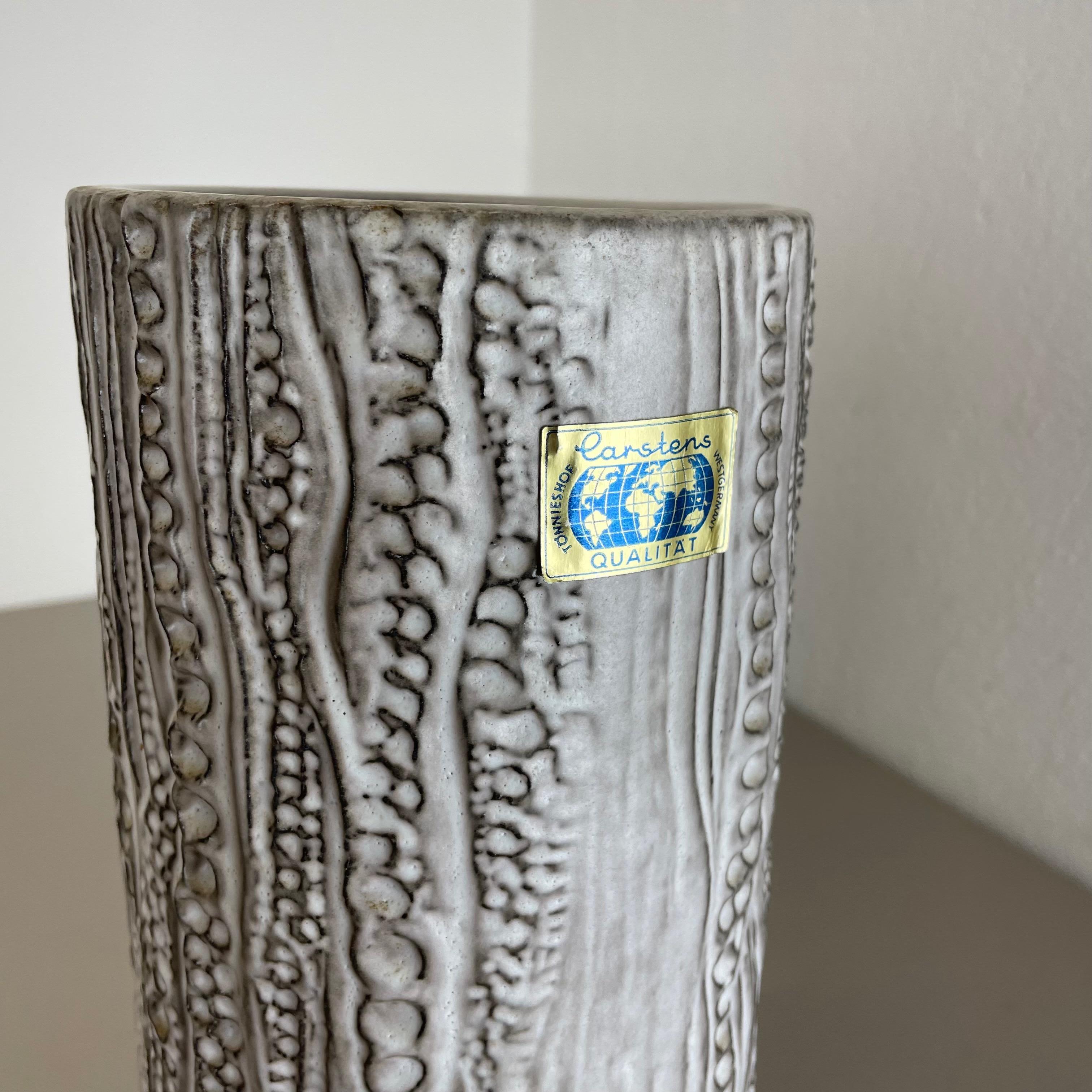 Large Ceramic Brutalist Vase FAT LAVA Carstens Tönnieshof, Germany, 1970s For Sale 4