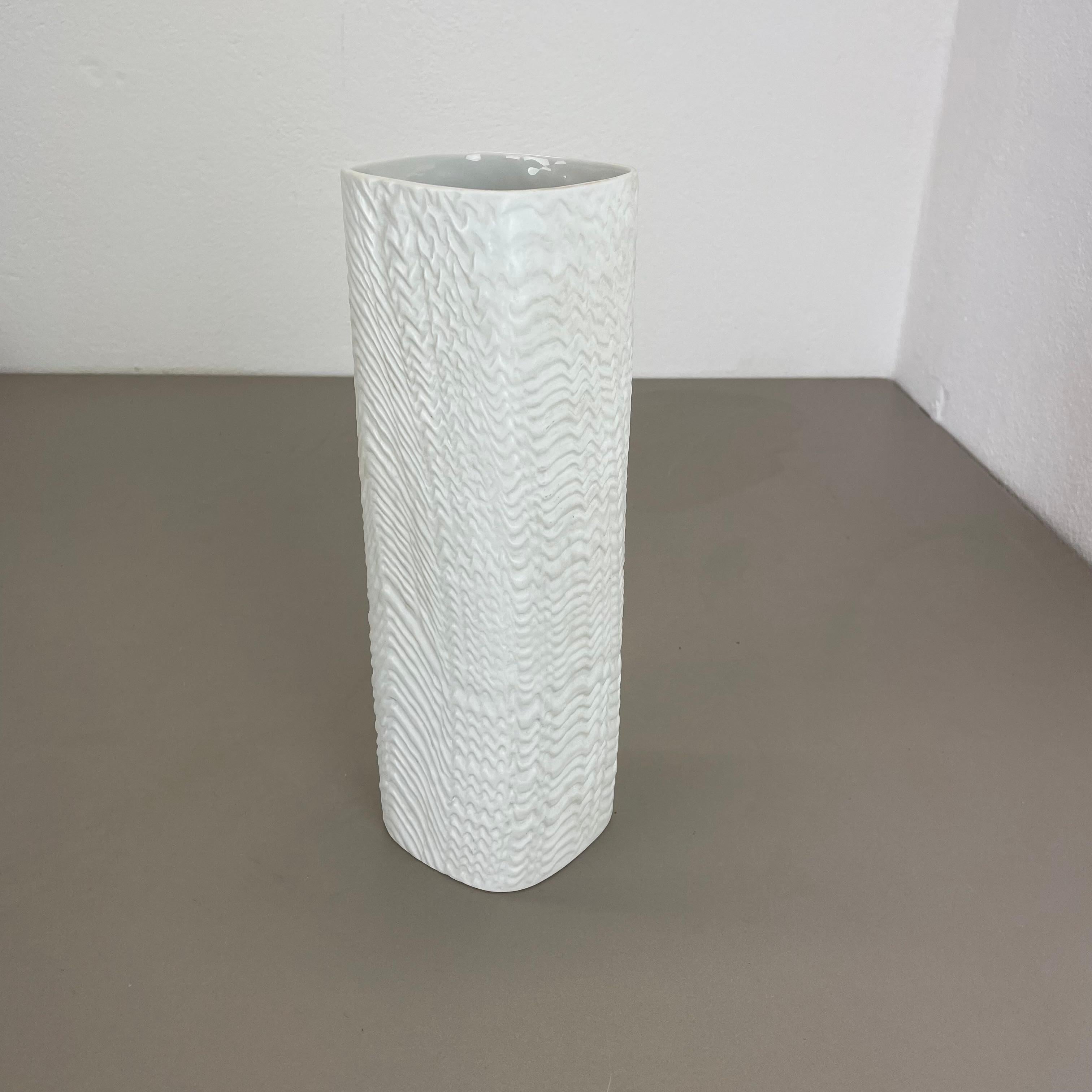 Grande vaso OP Art Vase di 30 cm Vaso in porcellana di Martin Freyer per Rosenthal, Germania in vendita 4