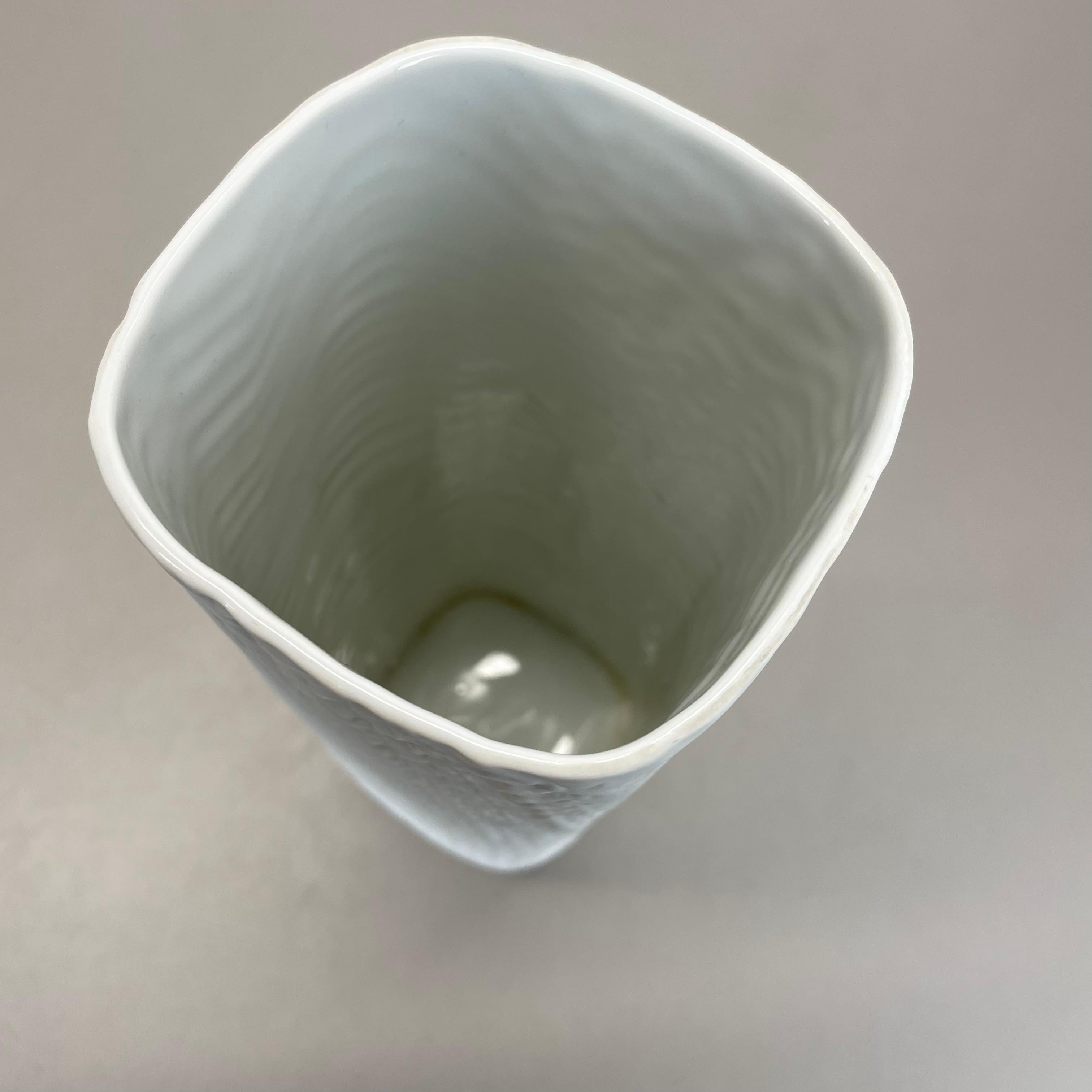 Grande vaso OP Art Vase di 30 cm Vaso in porcellana di Martin Freyer per Rosenthal, Germania in vendita 5
