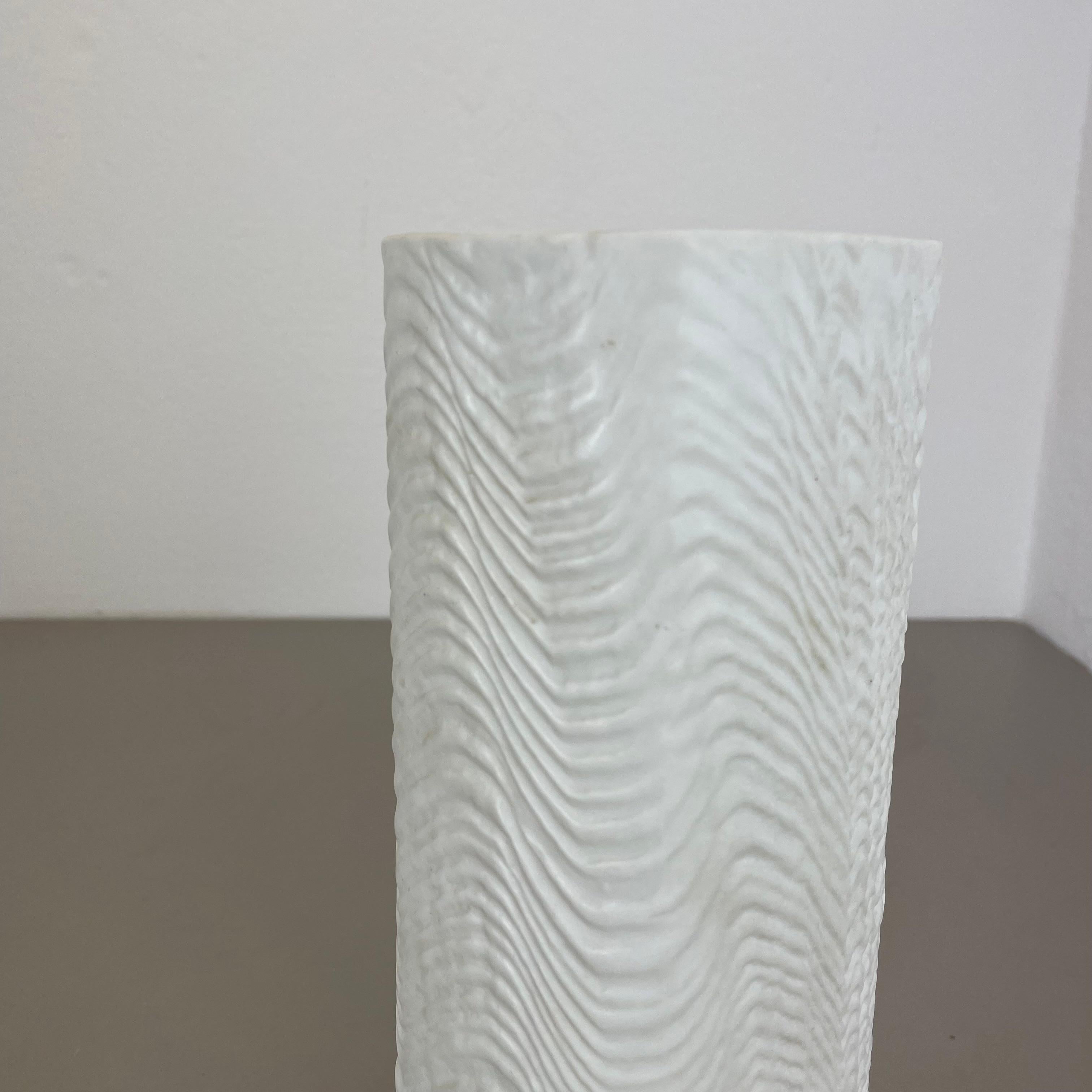 XX secolo Grande vaso OP Art Vase di 30 cm Vaso in porcellana di Martin Freyer per Rosenthal, Germania in vendita