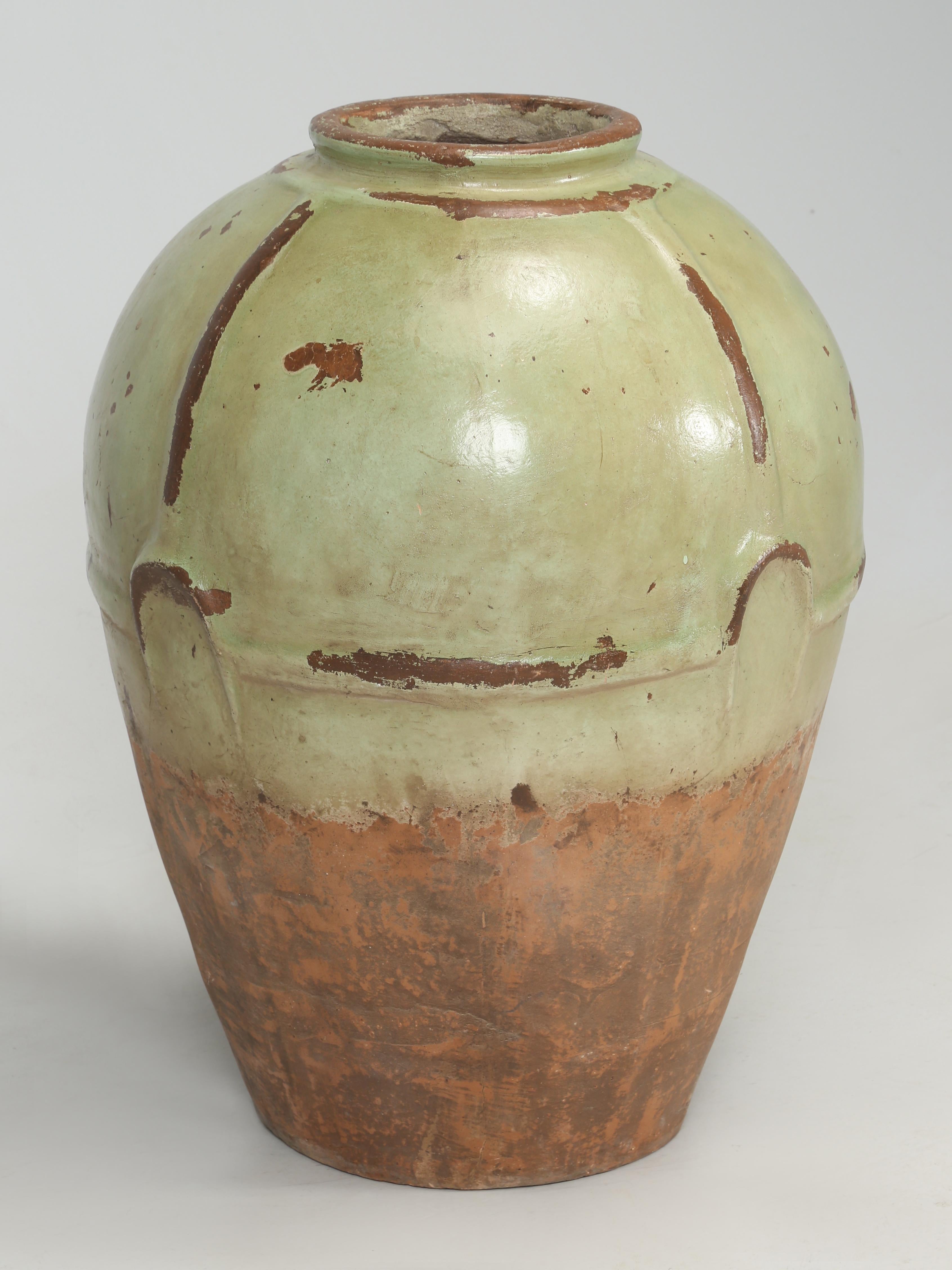 Country Large High Vintage Garden Urn, Olive Oil Jar, Planter or Vase