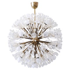 Grand lustre à 33 Lights Dandelion par Emil Stejnar pour Rupert Nikoll 1950s