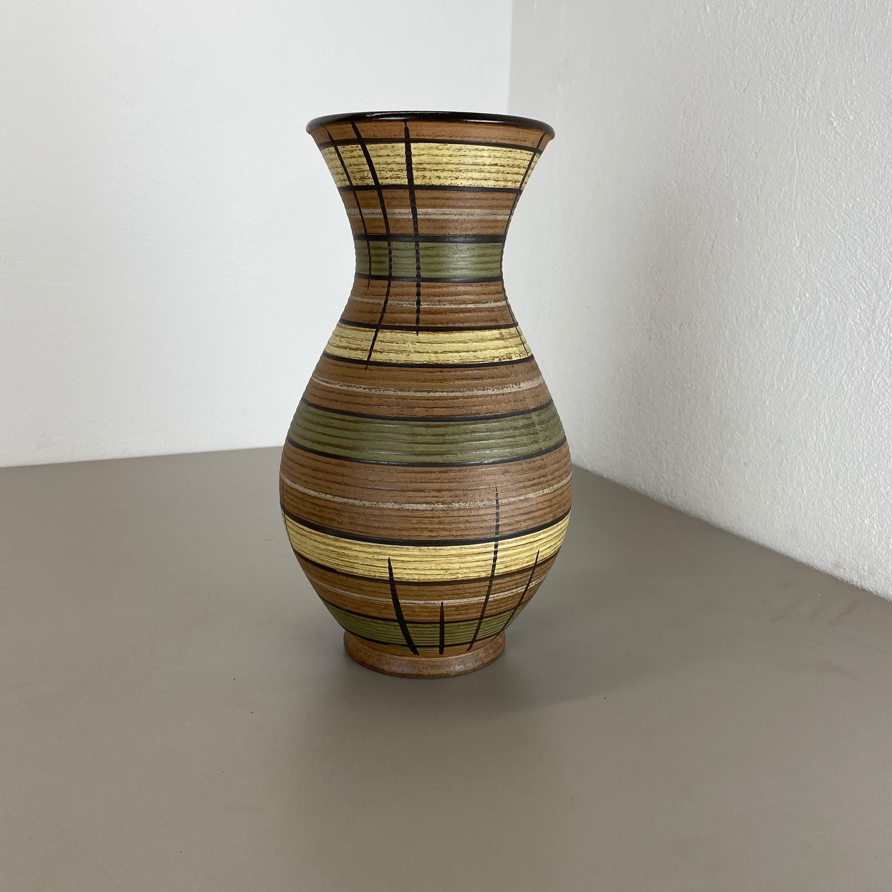 Mid-Century Modern Large Ceramic Pottery Floor Vase by Dümmler and Breiden, Germany, 1950s For Sale